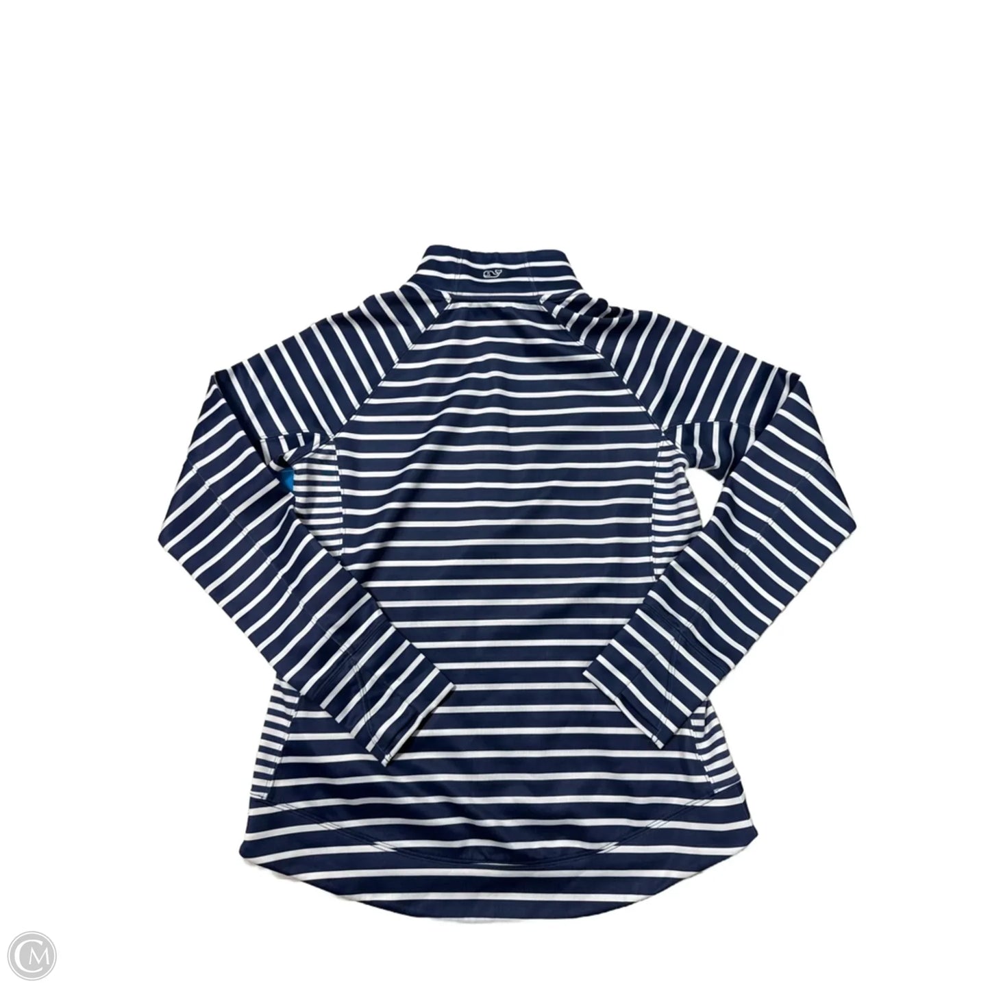 Sweatshirt Collar By Vineyard Vines In Striped Pattern, Size: M