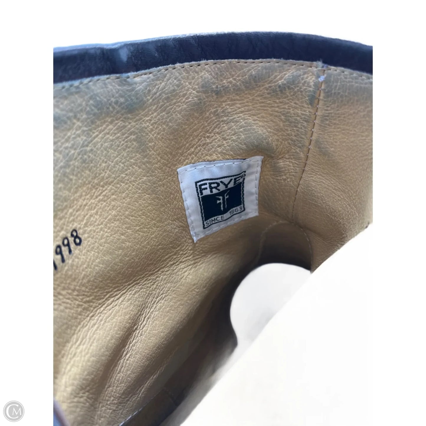 Boots Designer By Frye In Brown, Size: 9.5