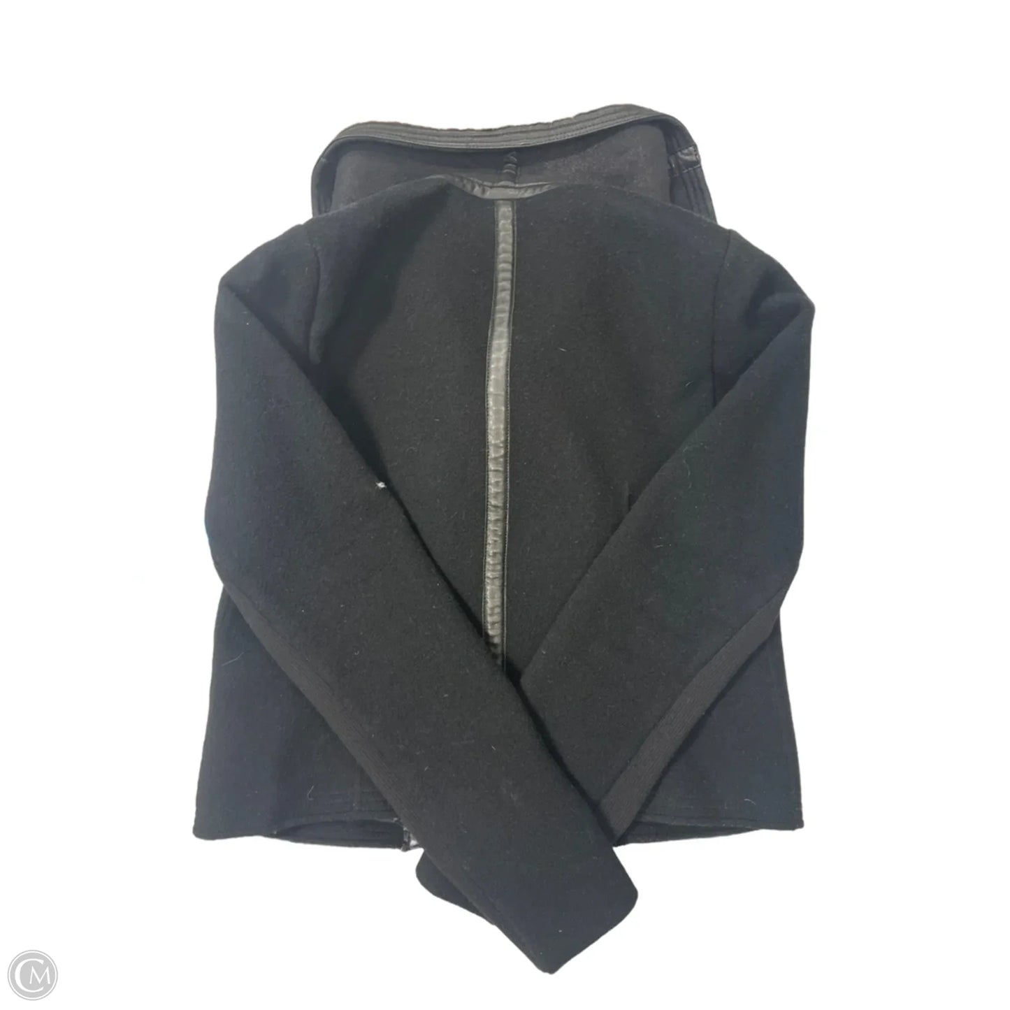 Jacket Moto By Vince In Black & Brown, Size: 0