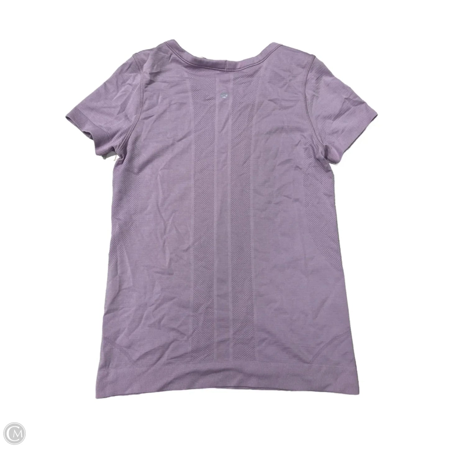 Athletic Top Short Sleeve By Lululemon In Purple, Size: S