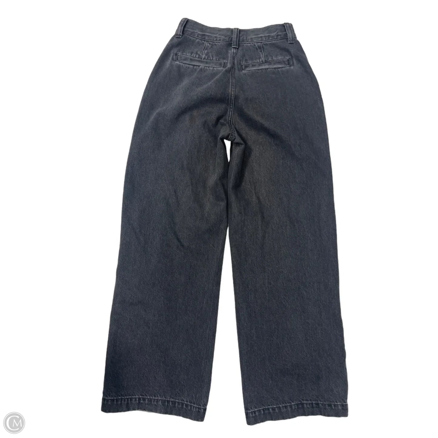 Jeans Wide Leg By Madewell In Black, Size: 0