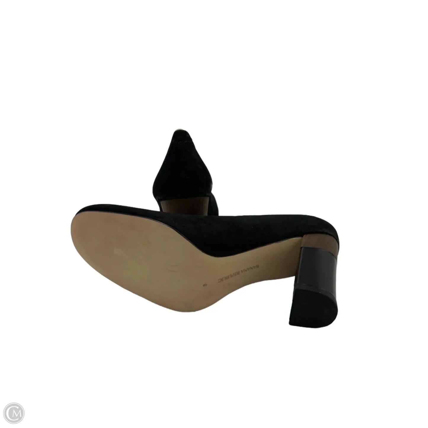 New! Shoes Heels Block By Banana Republic In Black & Brown, Size: 8