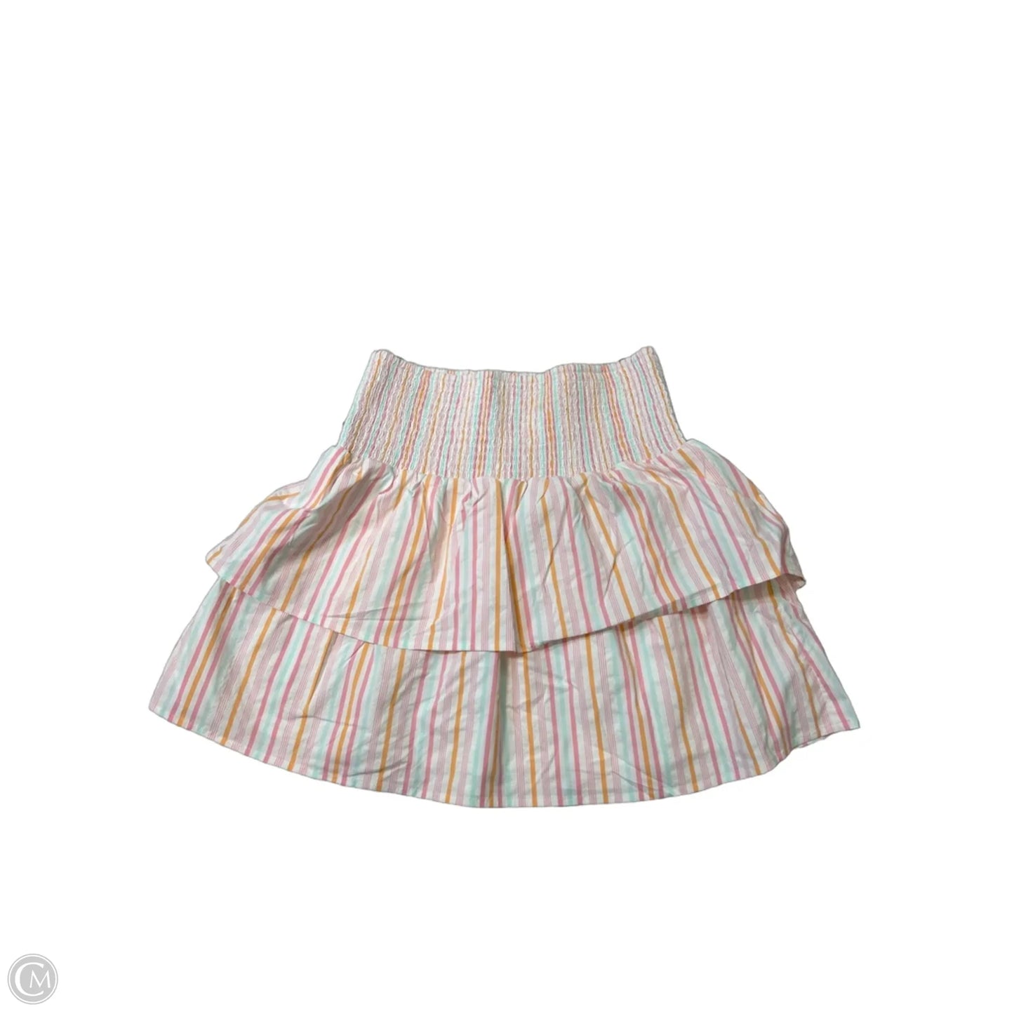Skirt Mini & Short By Vineyard Vines In Striped Pattern, Size: M