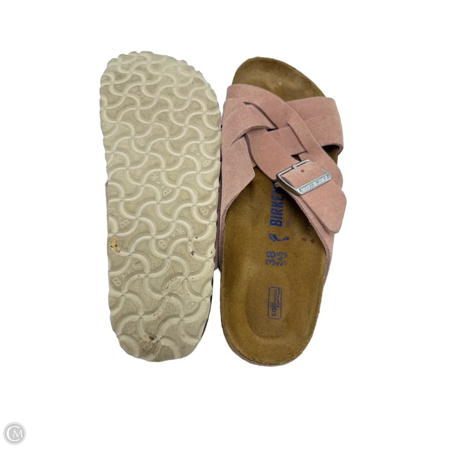 Sandals Designer By Birkenstock In Pink, Size: 7