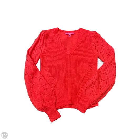 Sweater Designer By Lilly Pulitzer In Coral, Size: Xs