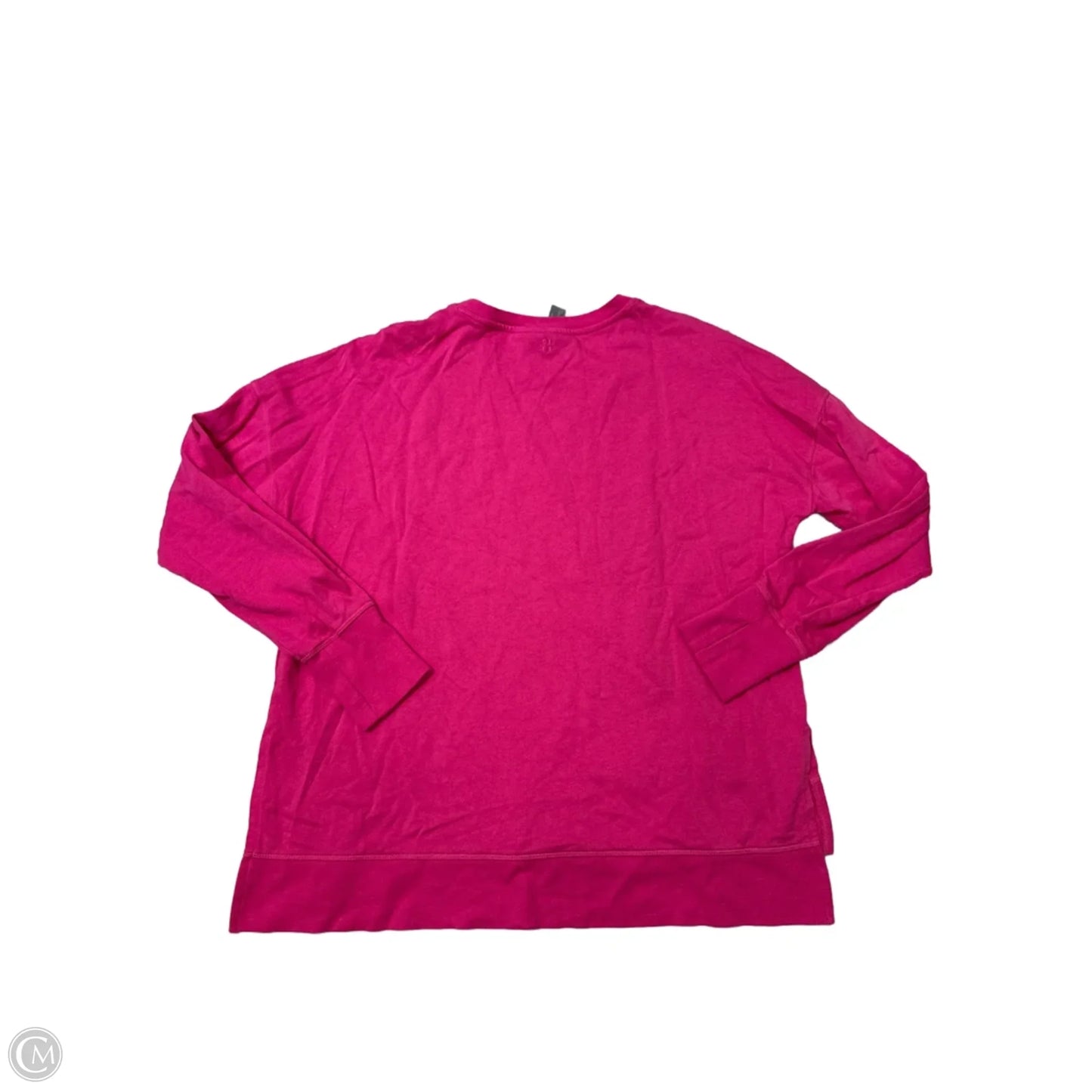 Athletic Top Long Sleeve Collar By Sweaty Betty In Pink, Size: L