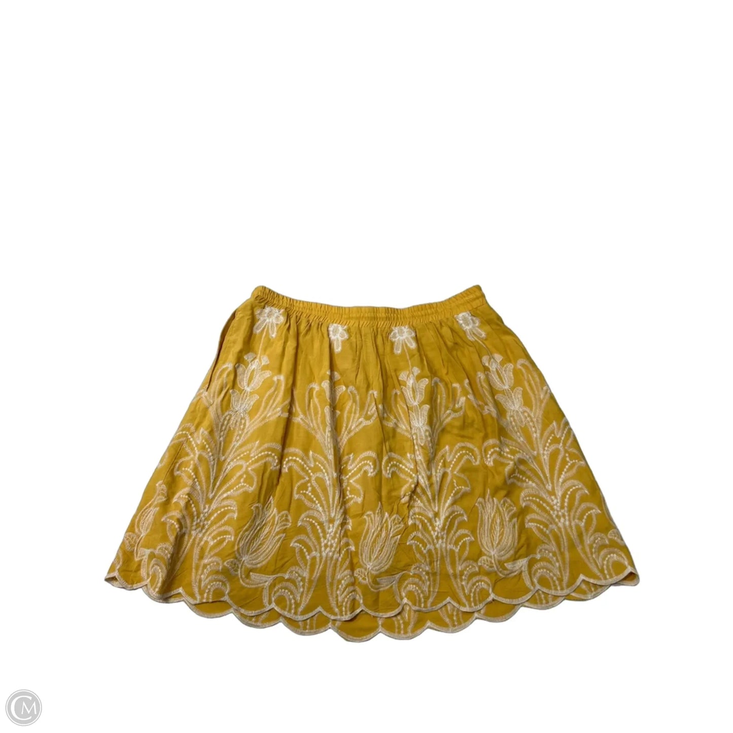 Skirt Midi By Soft Surroundings In Yellow, Size: M