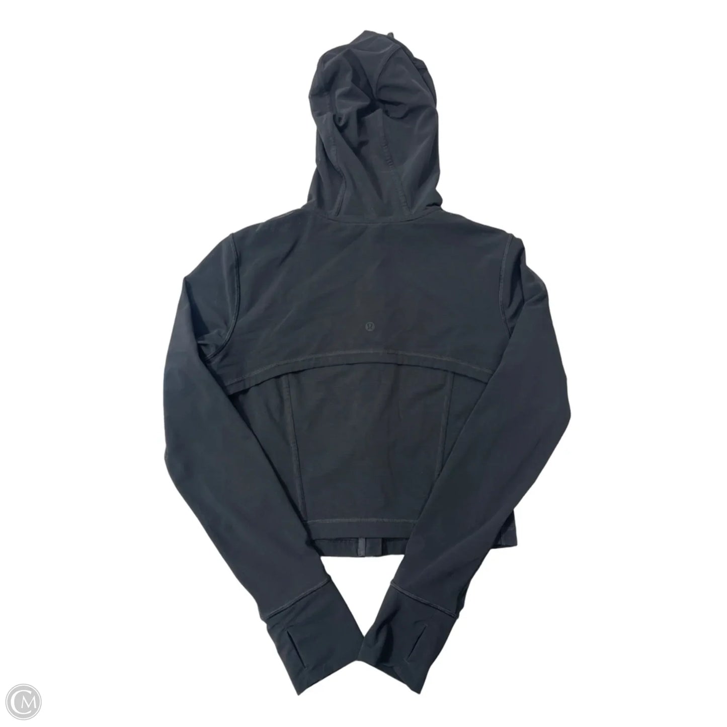 Athletic Jacket By Lululemon In Grey, Size: 8