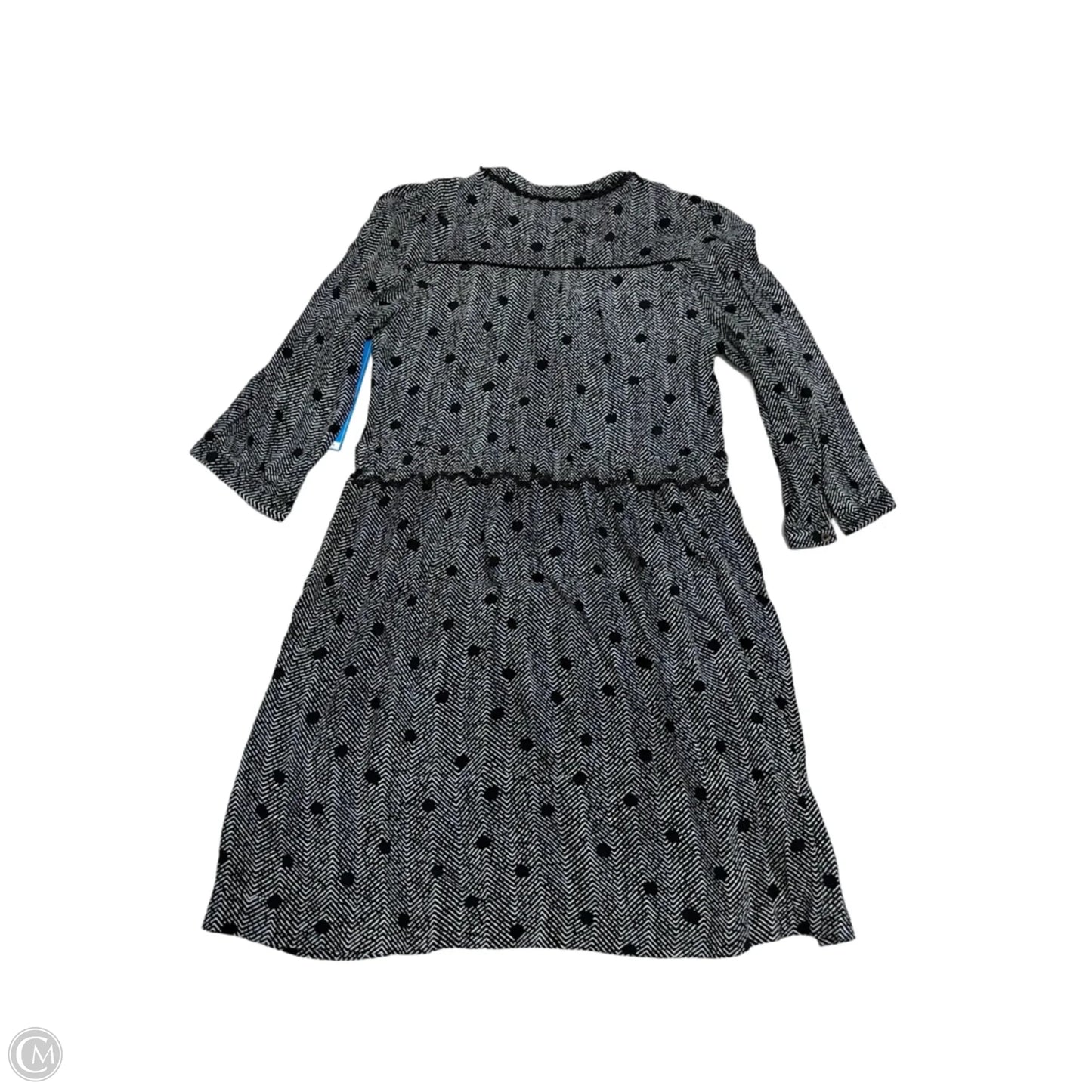 Dress Casual Short By Maeve In Black & White, Size: M