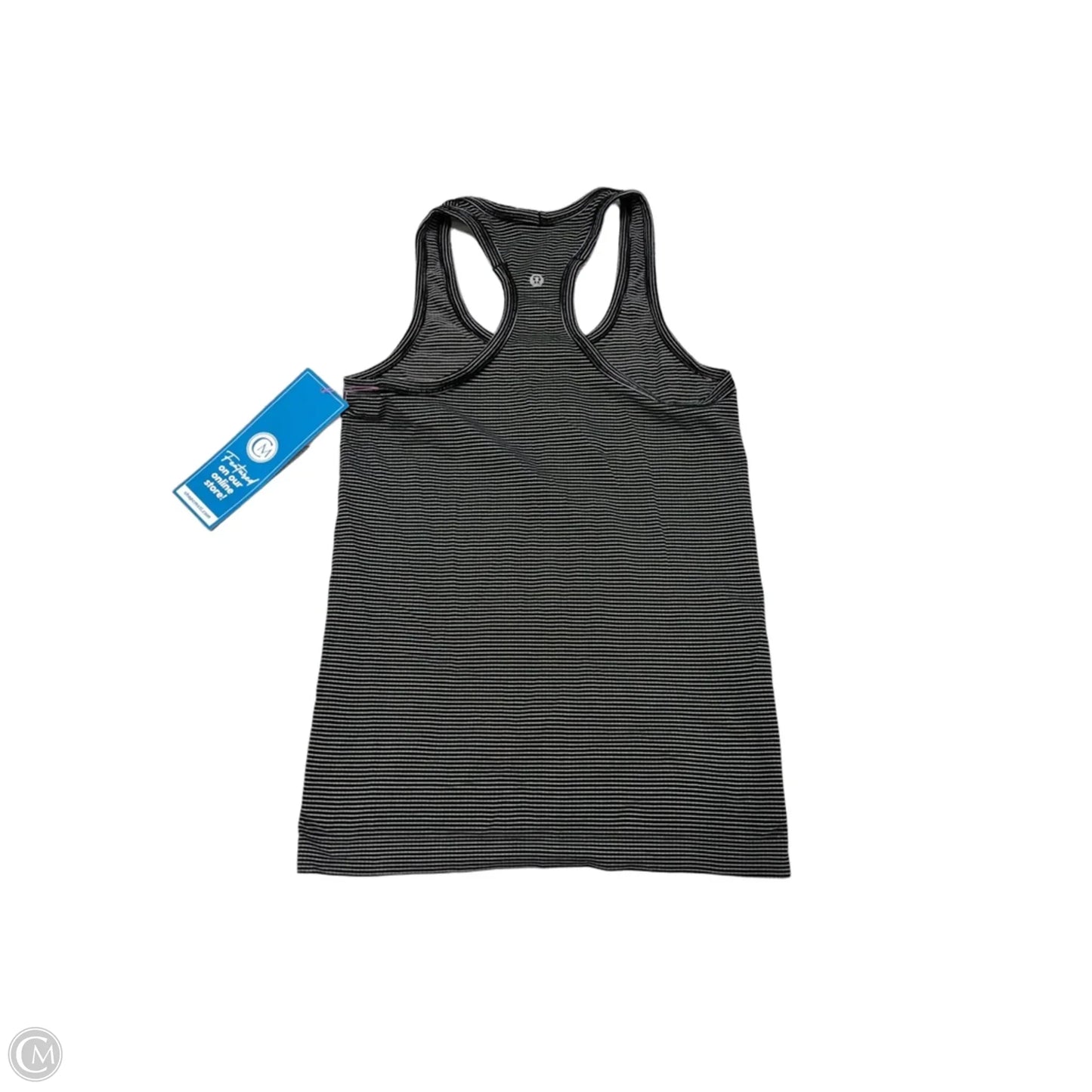 Athletic Tank Top By Lululemon In Striped Pattern, Size: S