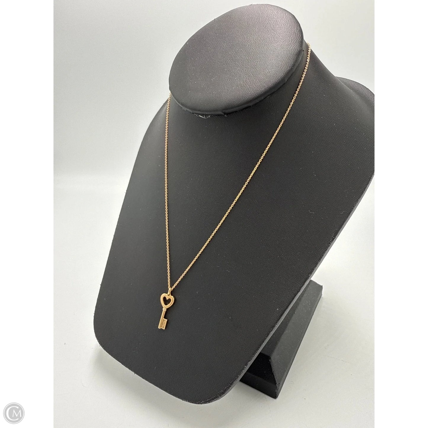 Tiffany & Company 18K Keys Heart Pendant Luxury Necklace