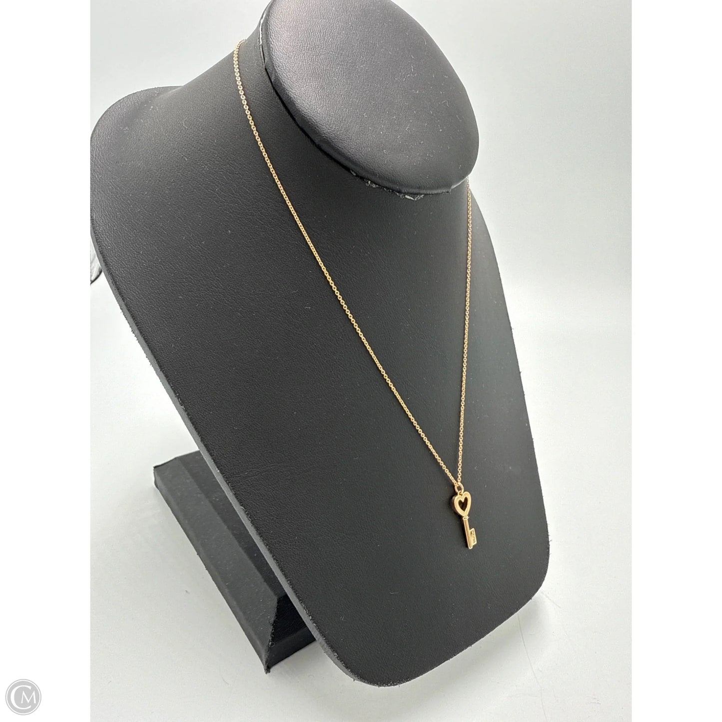 Tiffany & Company 18K Keys Heart Pendant Luxury Necklace