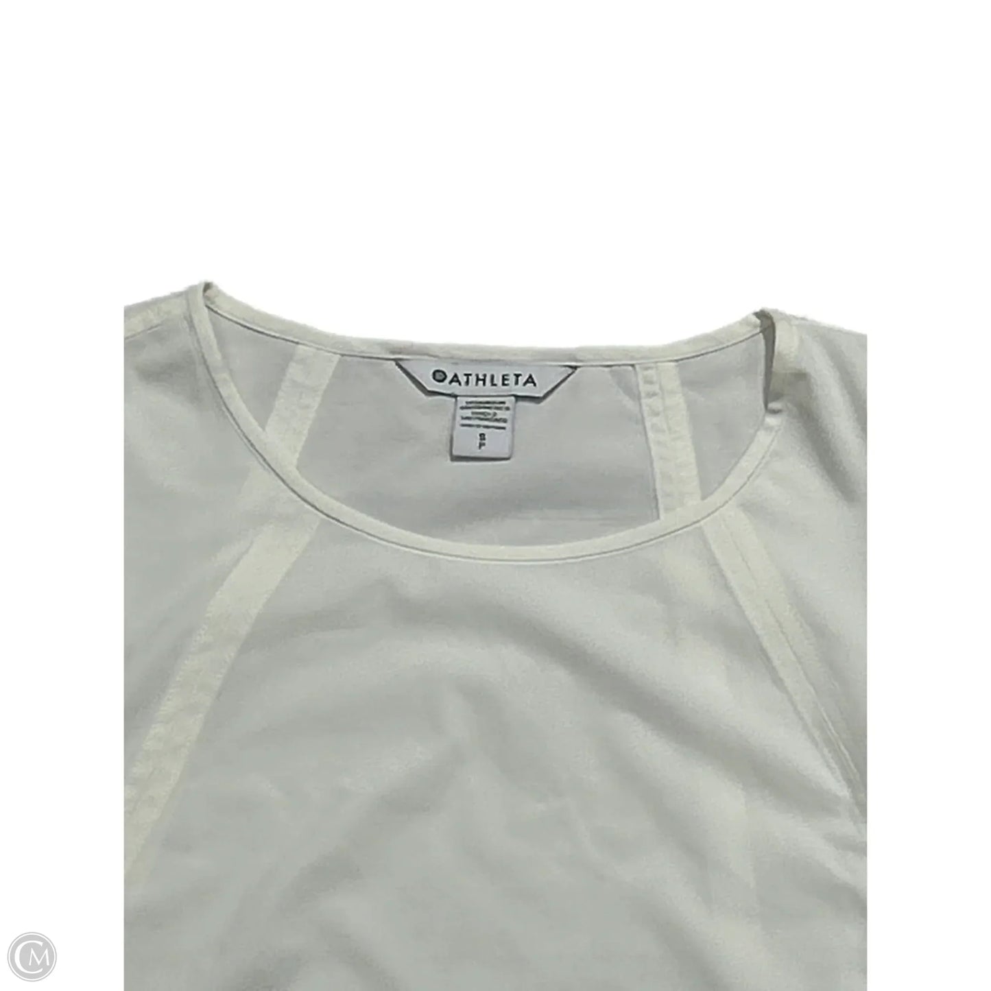 Top Sleeveless By Athleta In White, Size: Sp