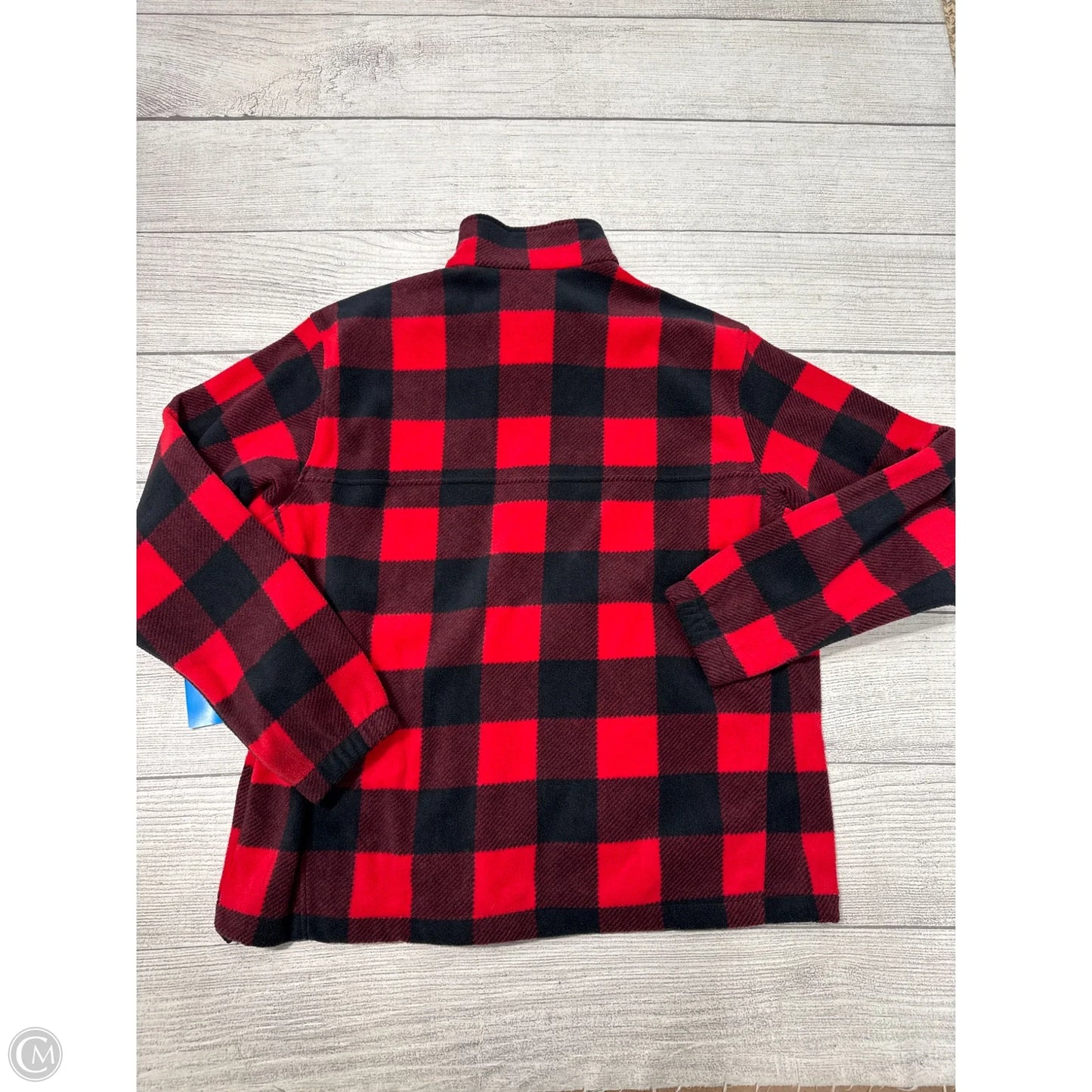 New! Jacket Fleece By Columbia In Black & Red, Size: Xl
