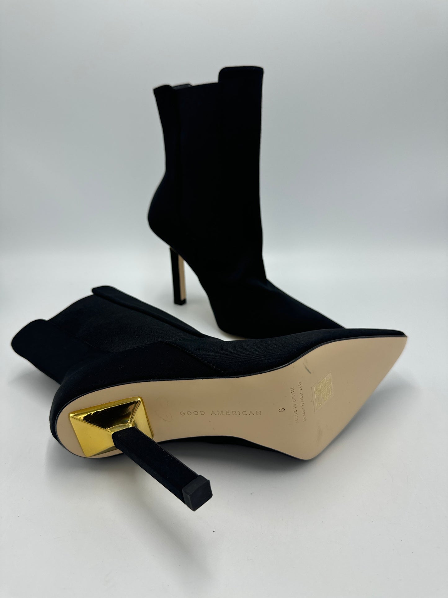 Boots Designer By Good American In Black, Size: 6