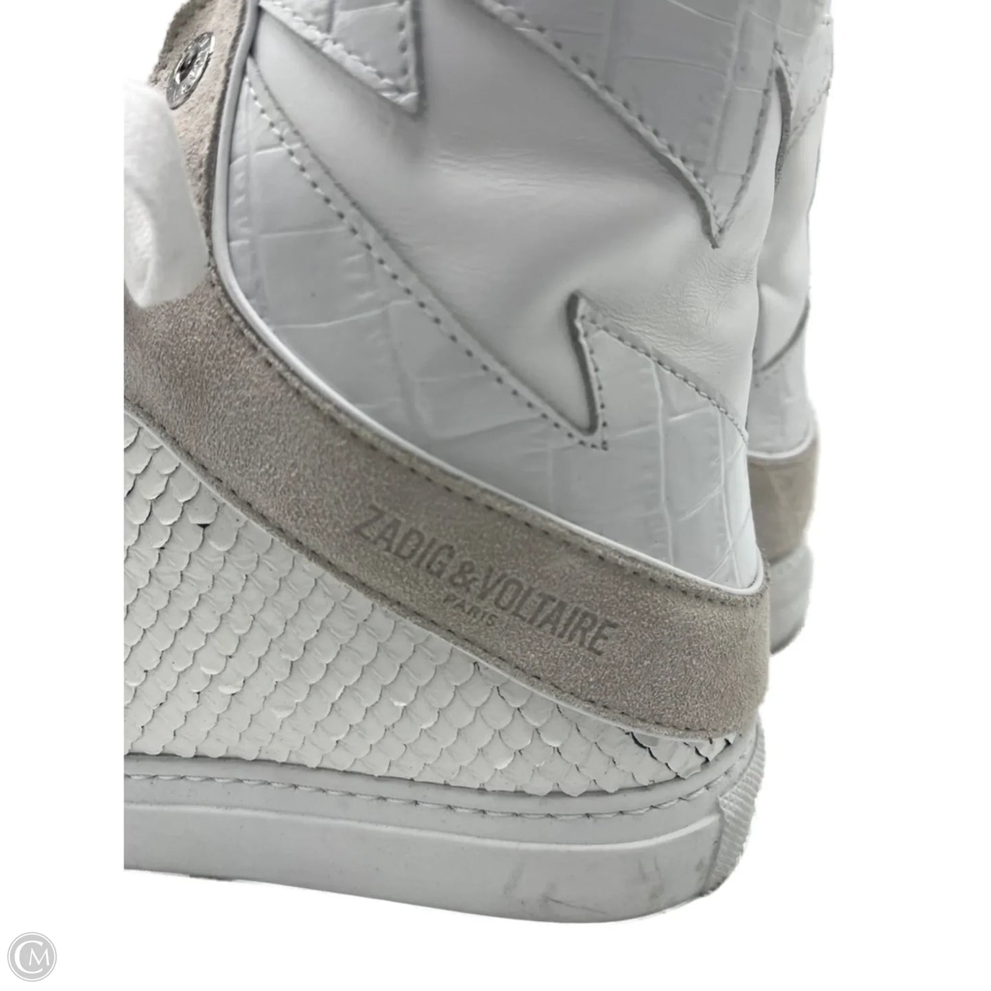 Shoes Athletic By Zadig And Voltaire In White, Size: 7.5