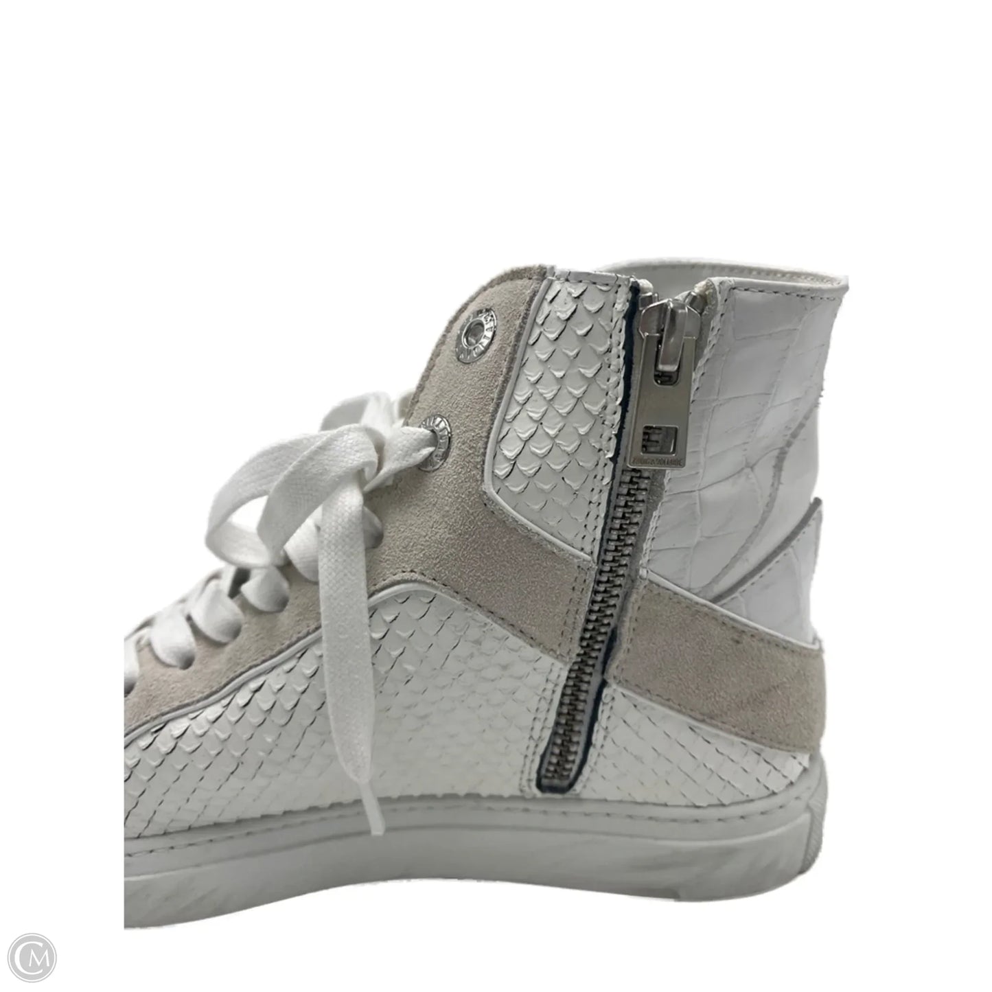 Shoes Athletic By Zadig And Voltaire In White, Size: 7.5