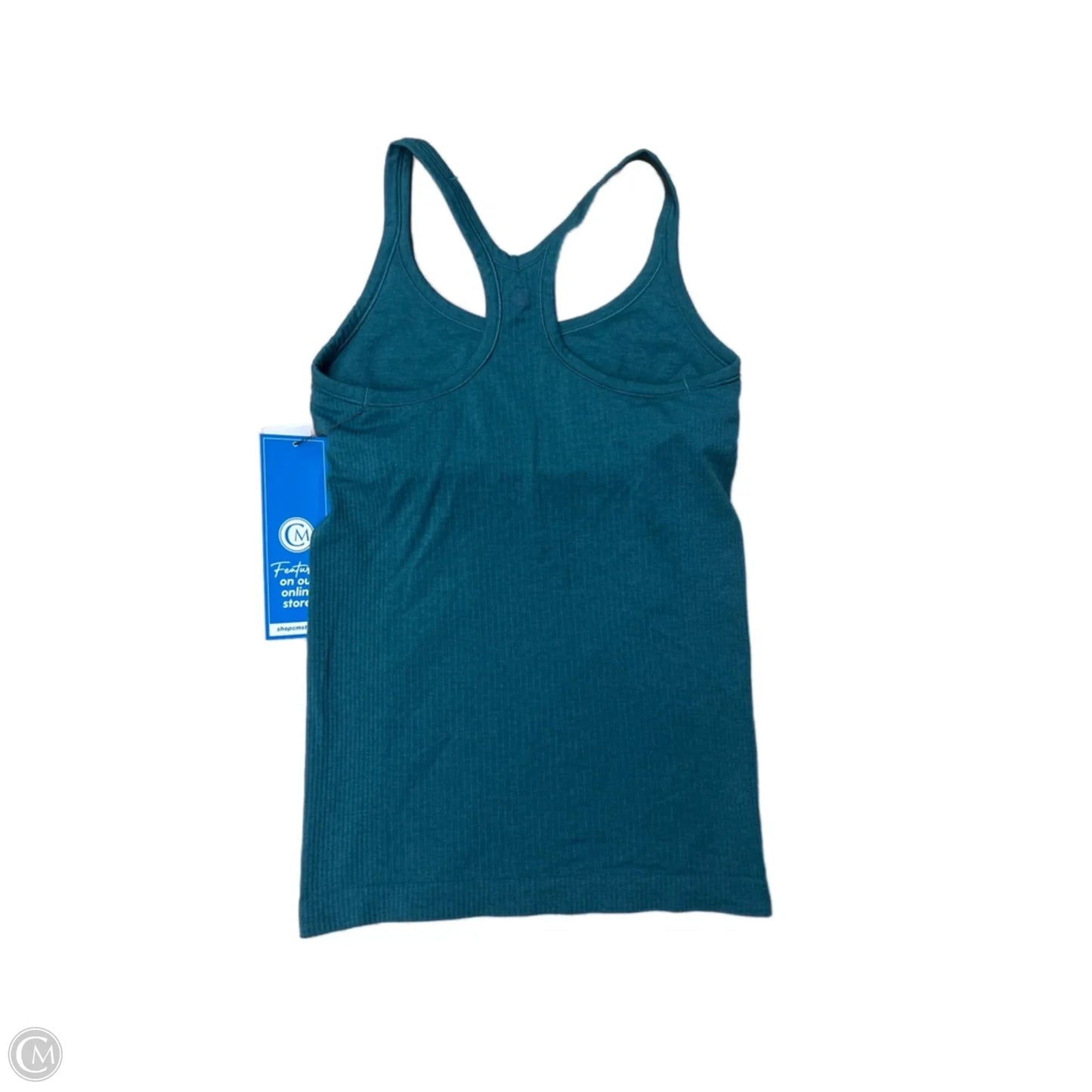 Athletic Tank Top By Lululemon In Teal, Size: S