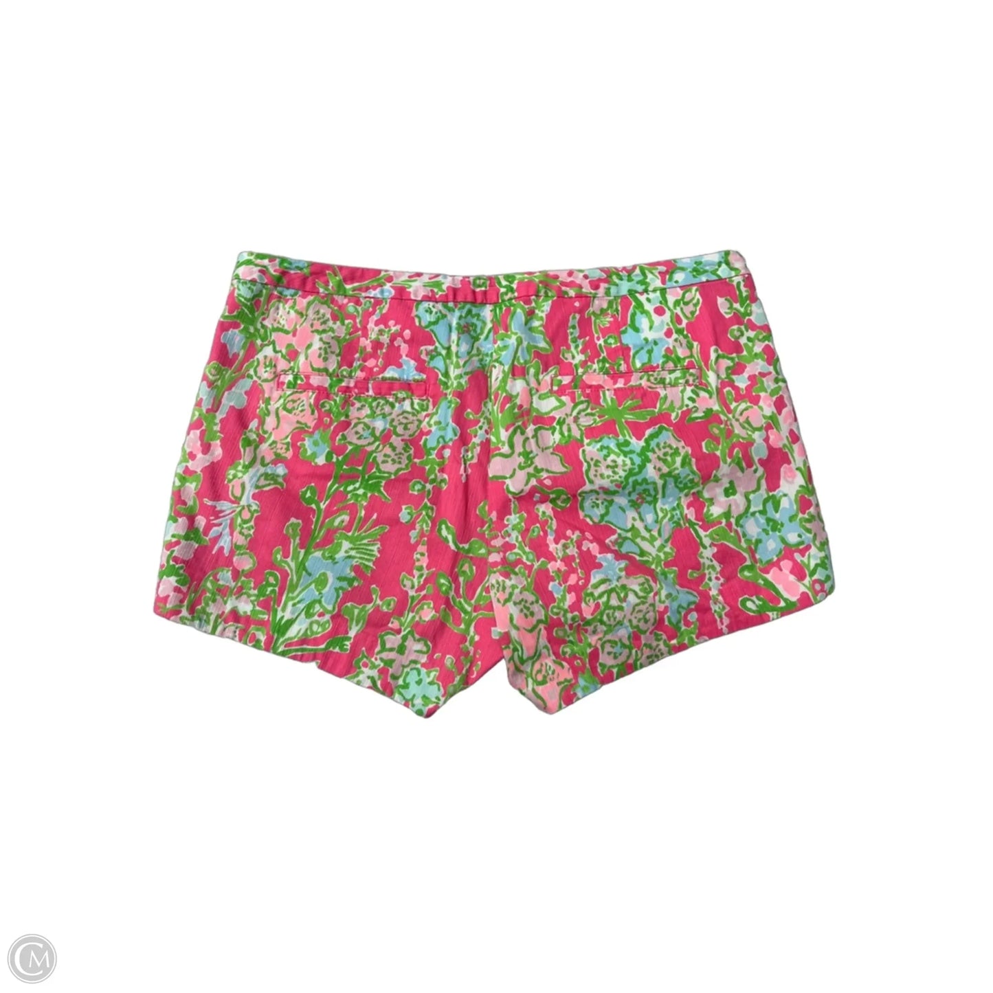 Shorts Designer By Lilly Pulitzer In Green & Pink, Size: 10