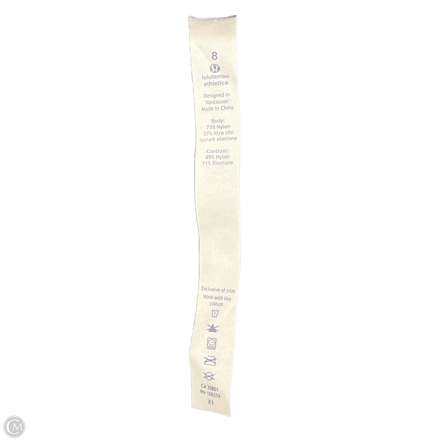 Athletic Tank Top By Lululemon In Multi-colored, Size: 8