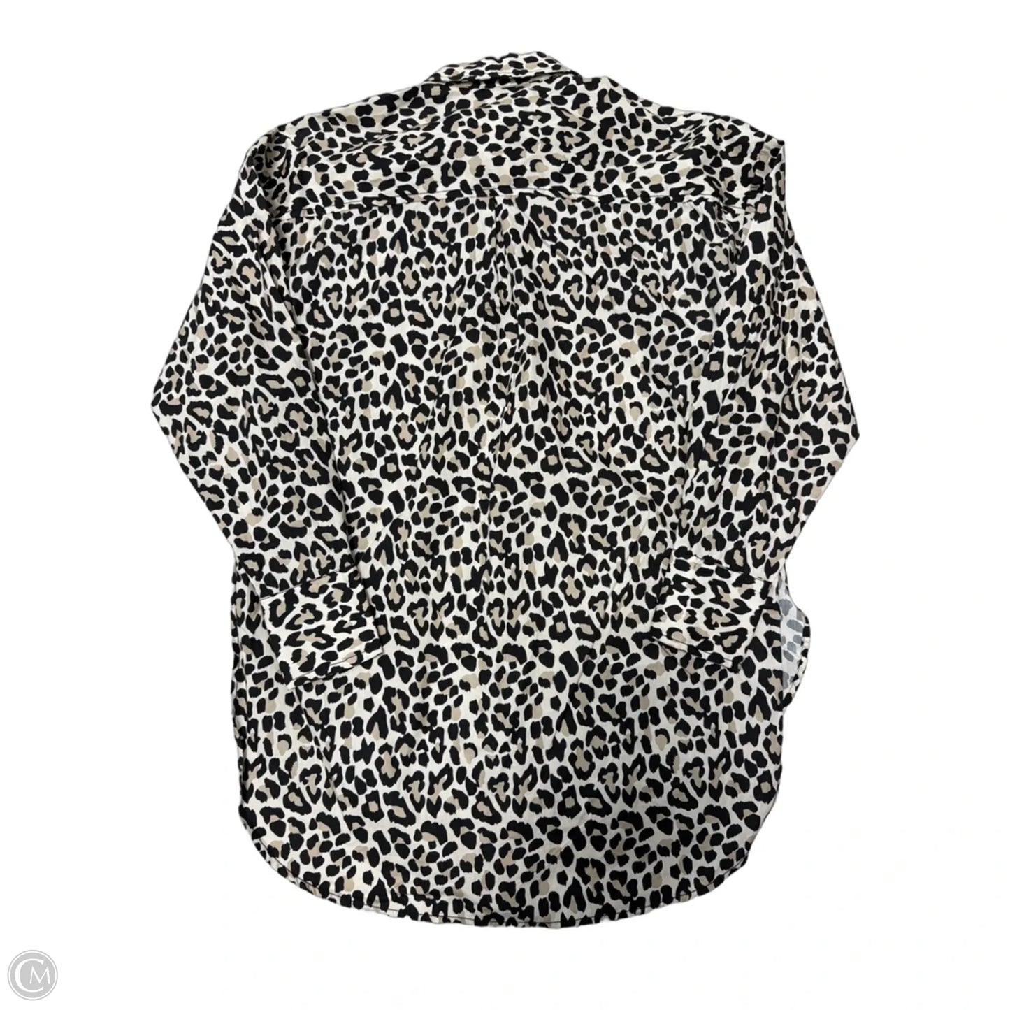 Top Long Sleeve By Maeve In Animal Print, Size: Xxs