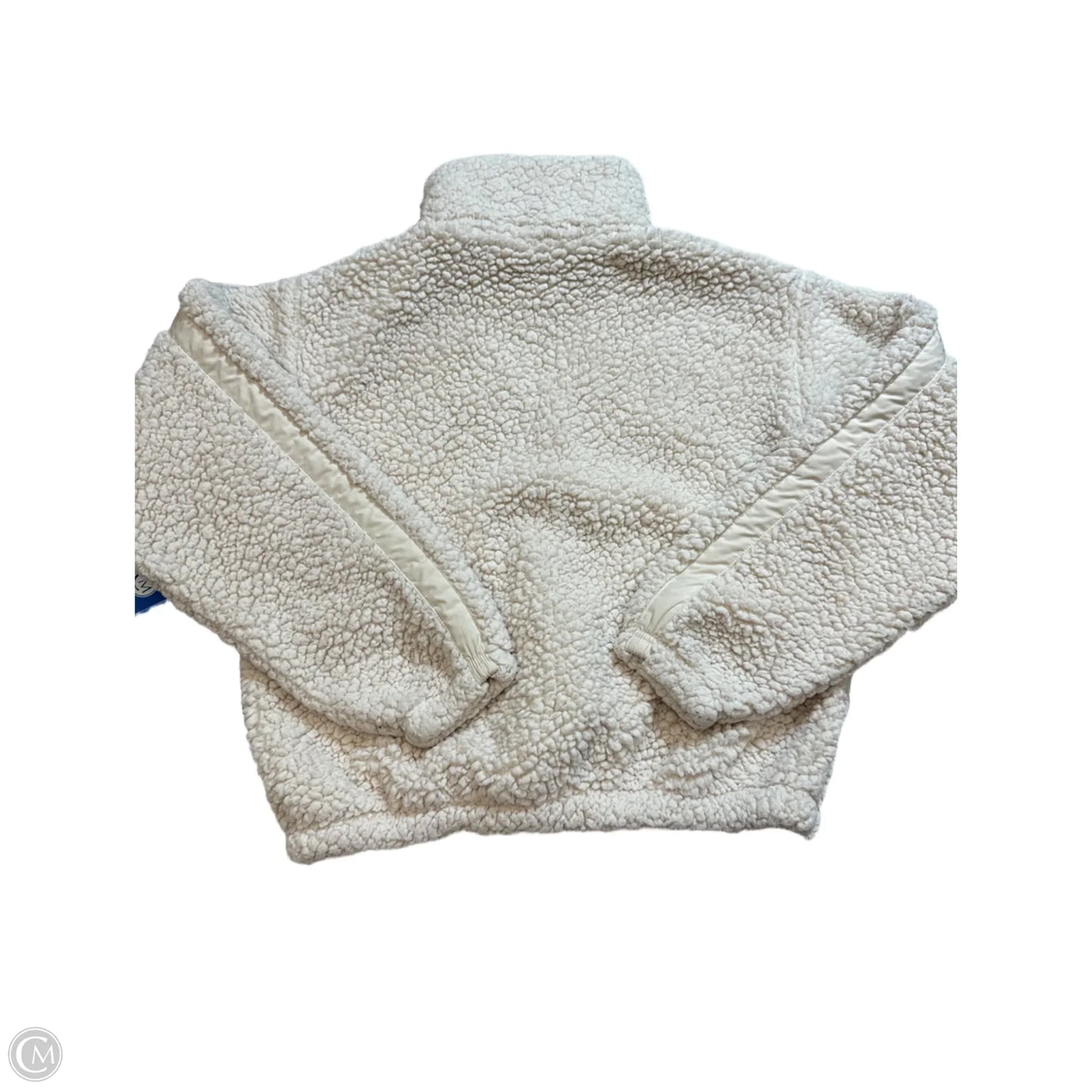 Jacket Faux Fur & Sherpa By Athleta In Cream, Size: Xxs