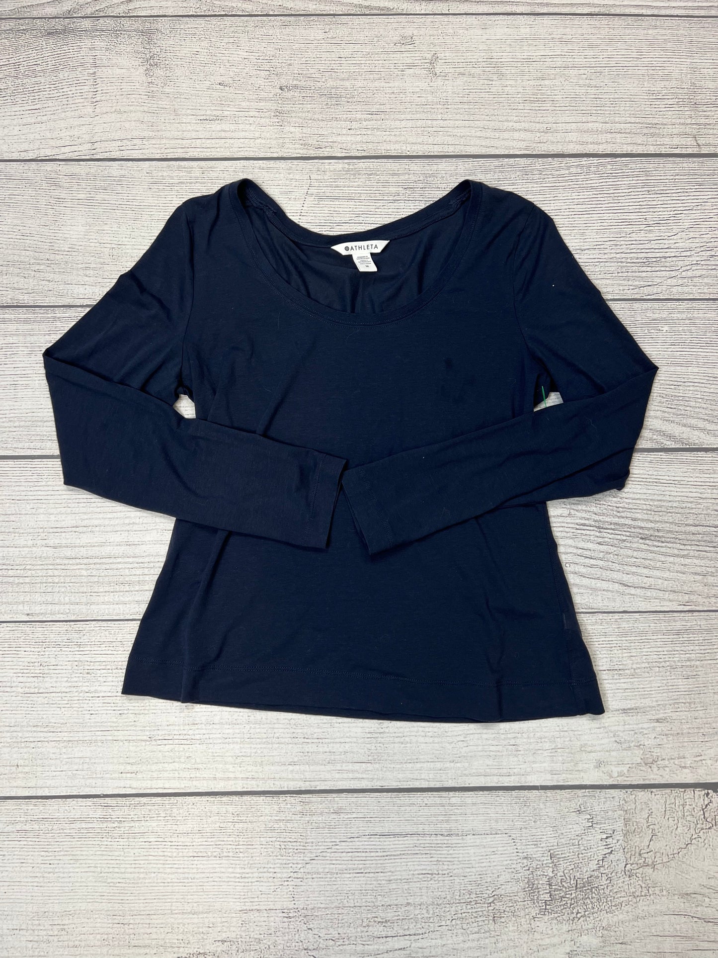 Athletic Top Long Sleeve Collar By Athleta Size: M