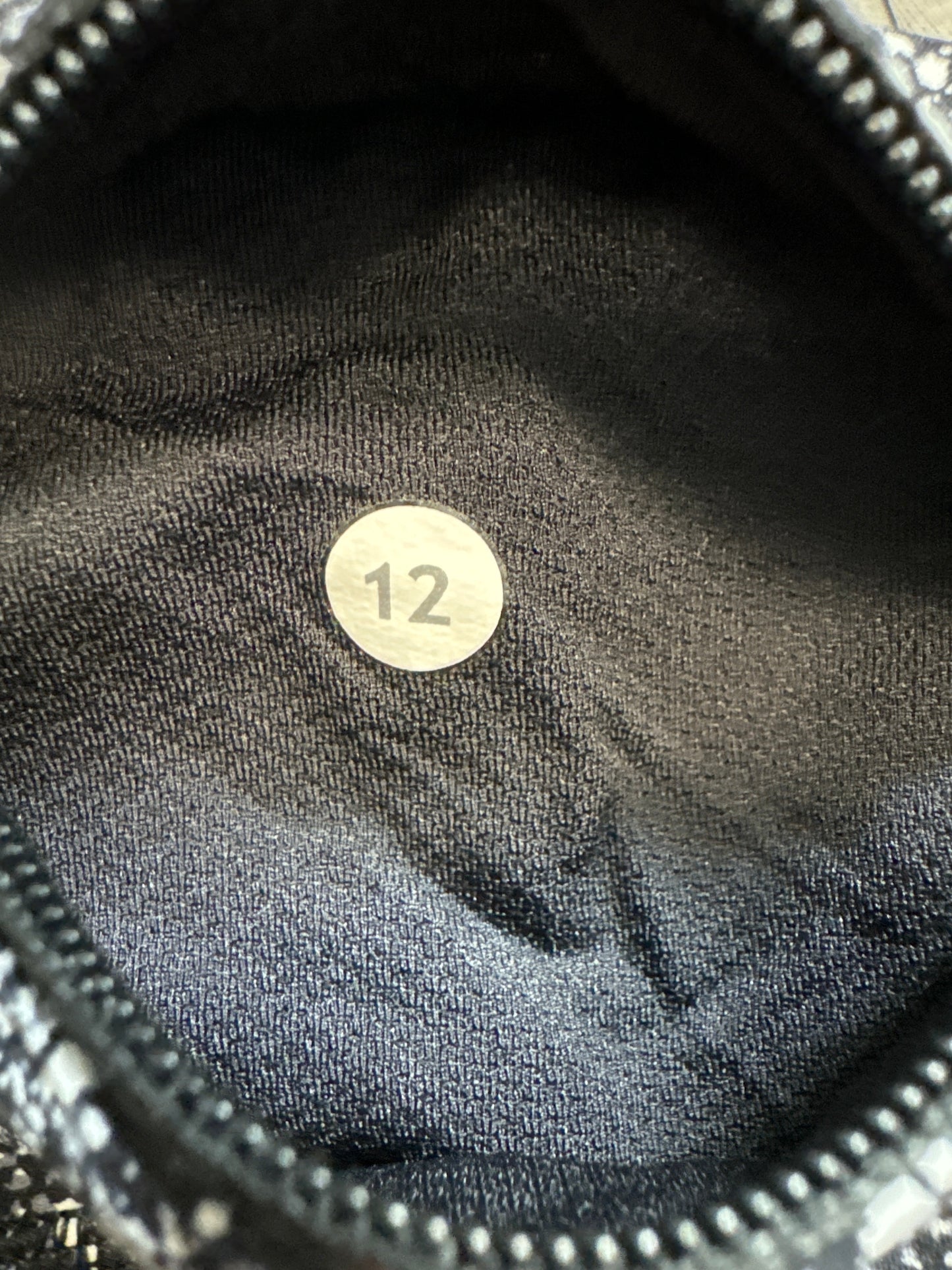 Athletic Capris By Lululemon In Black & White, Size: 12
