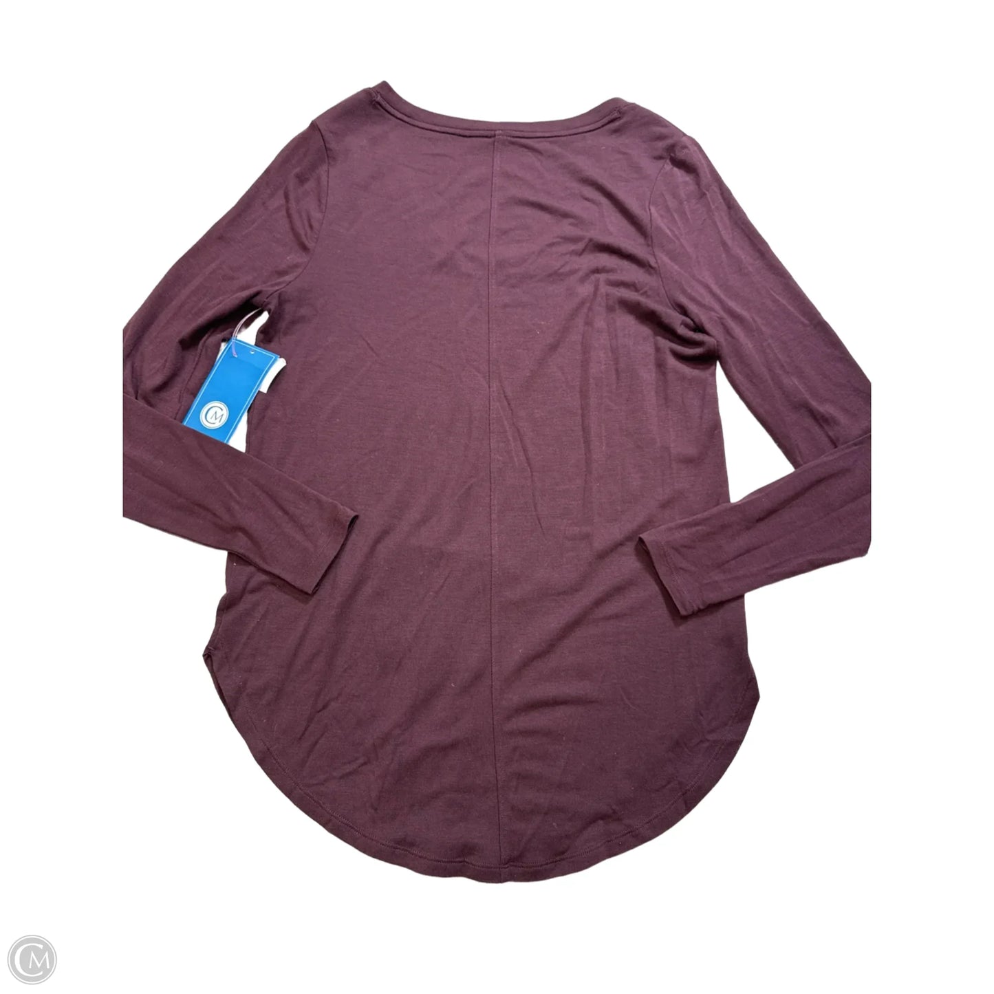 Athletic Top Long Sleeve Crewneck By Athleta In Maroon, Size: S
