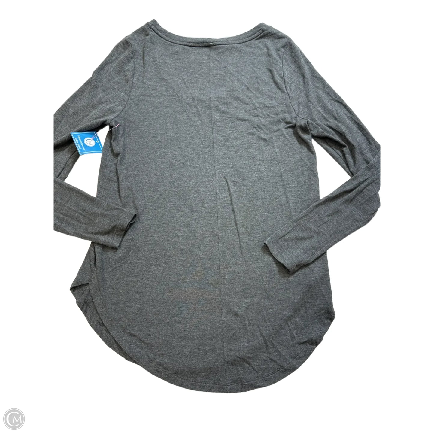 Athletic Top Long Sleeve Crewneck By Athleta In Grey, Size: S