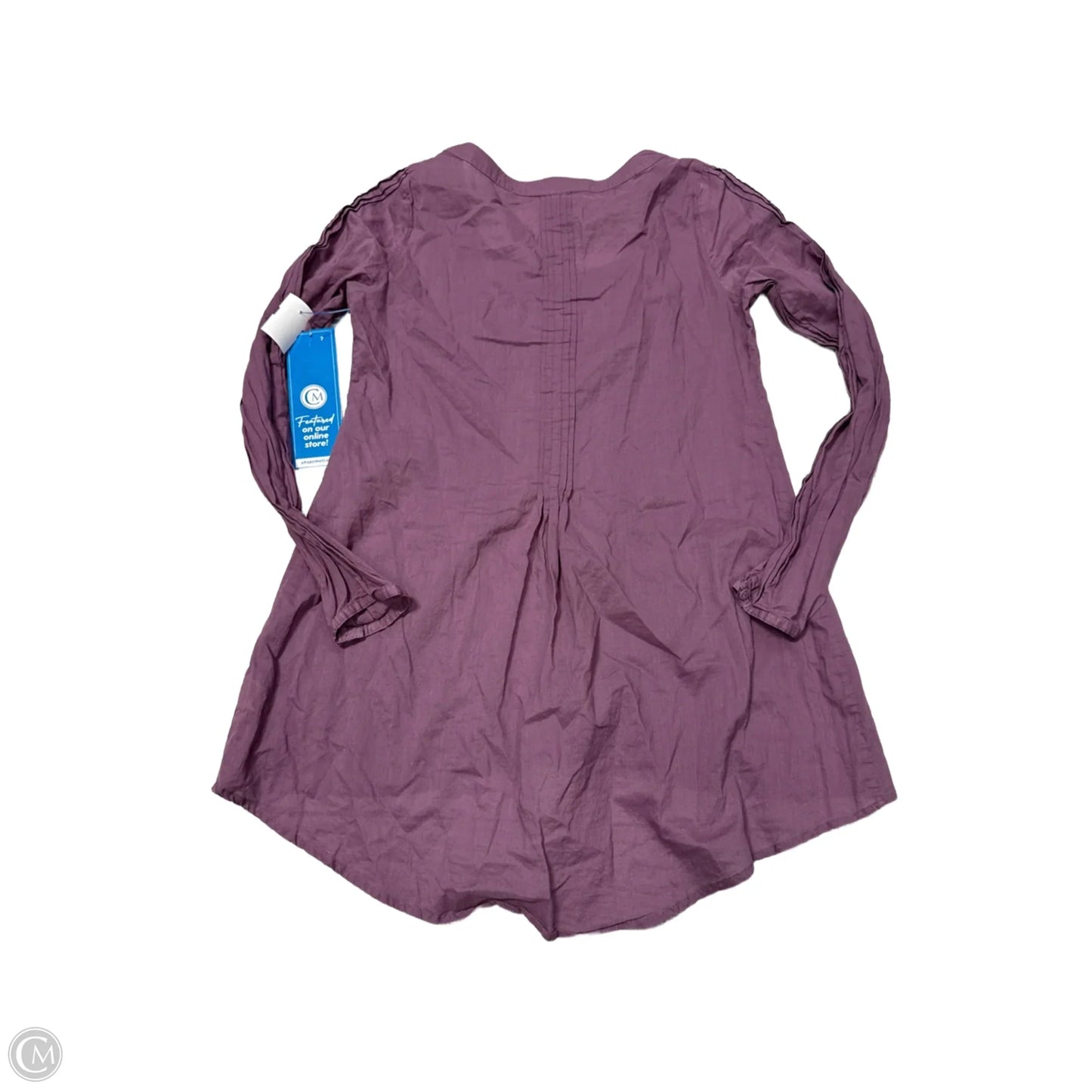 Top Long Sleeve By Free People In Purple, Size: S