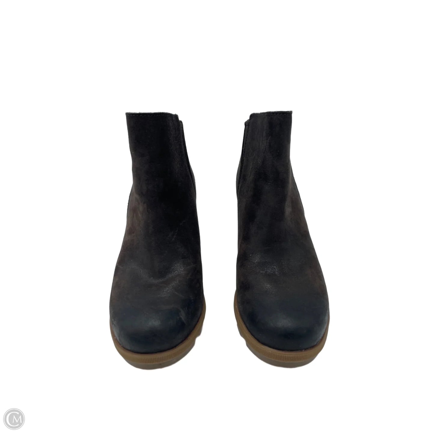 Boots Ankle Heels By Sorel In Brown, Size: 8