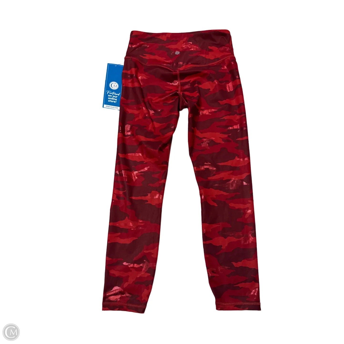 Athletic Leggings By Athleta In Red, Size: S