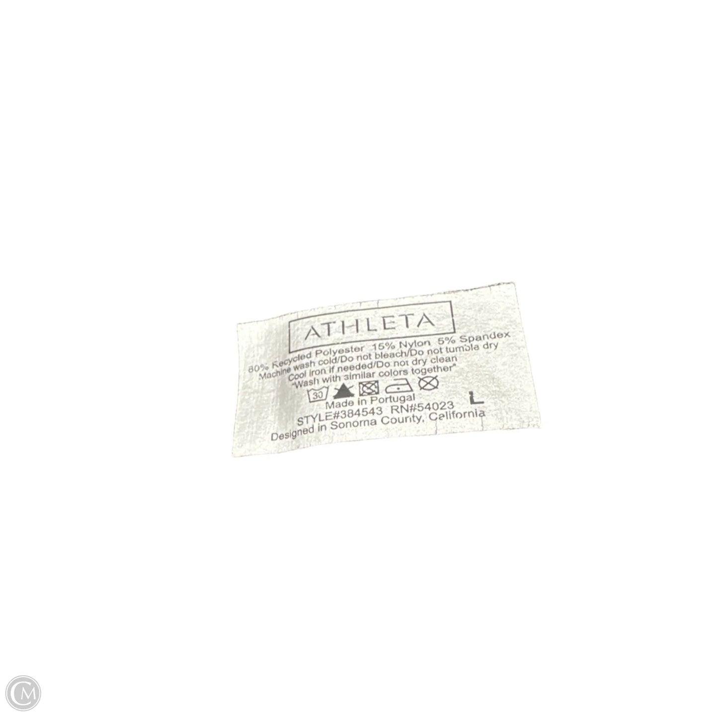 Athletic Top Long Sleeve Hoodie By Athleta In Grey, Size: L