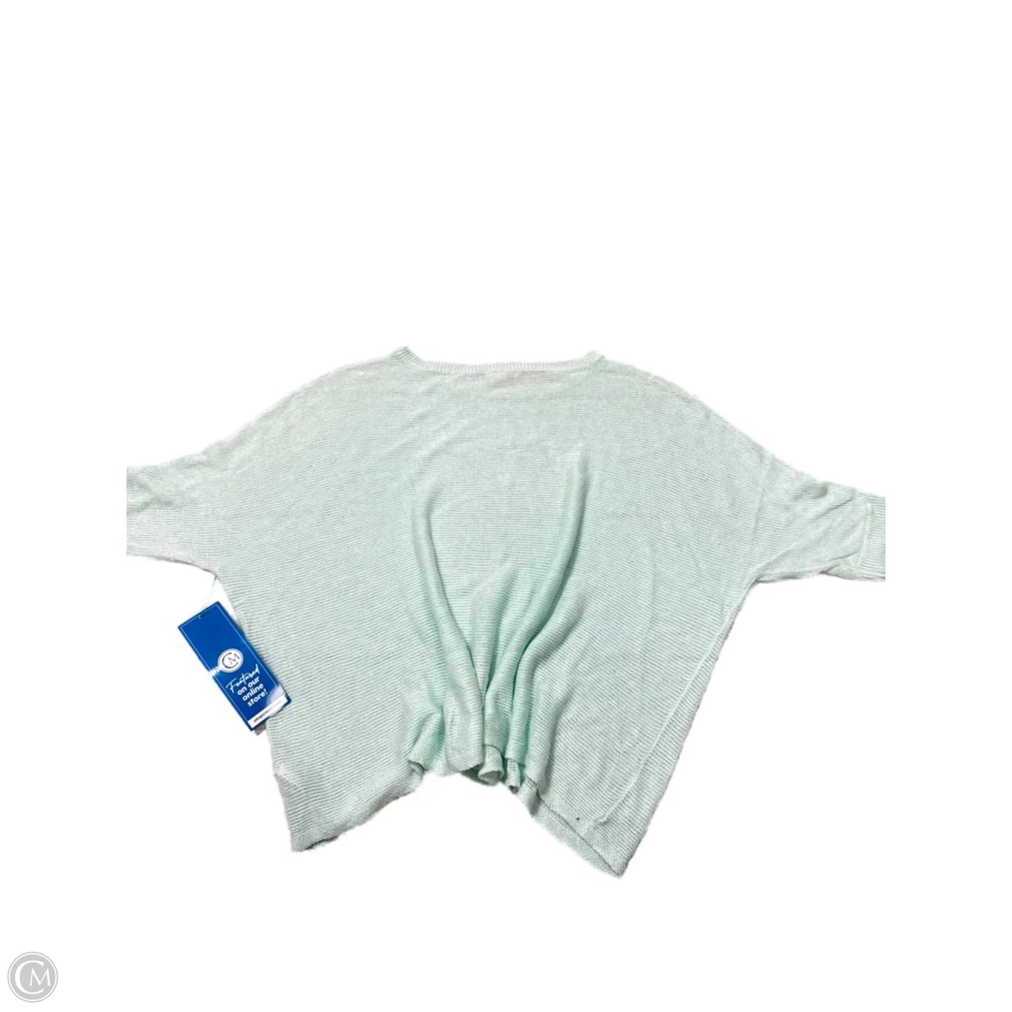 Top Short Sleeve By Eileen Fisher In Green, Size: Xs