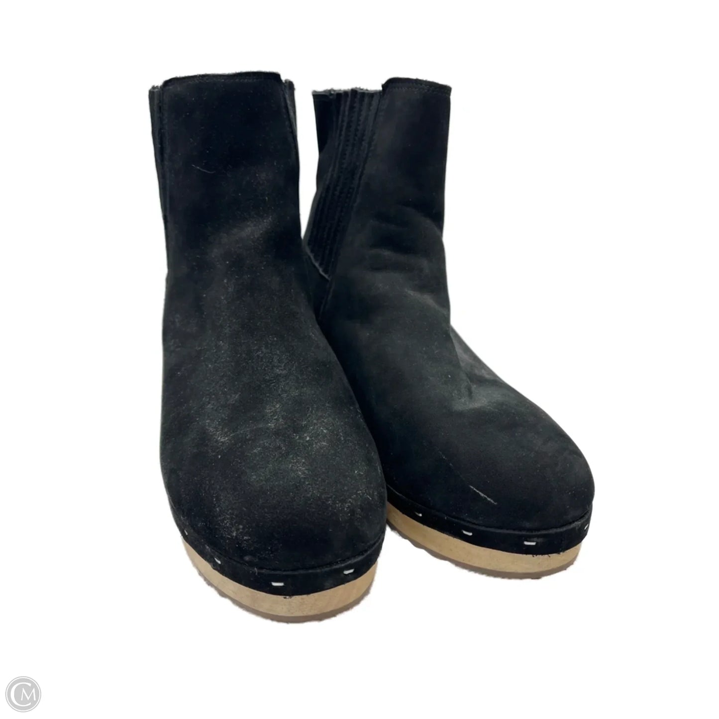 New! Boots Ankle Heels By Loft In Black, Size: 10