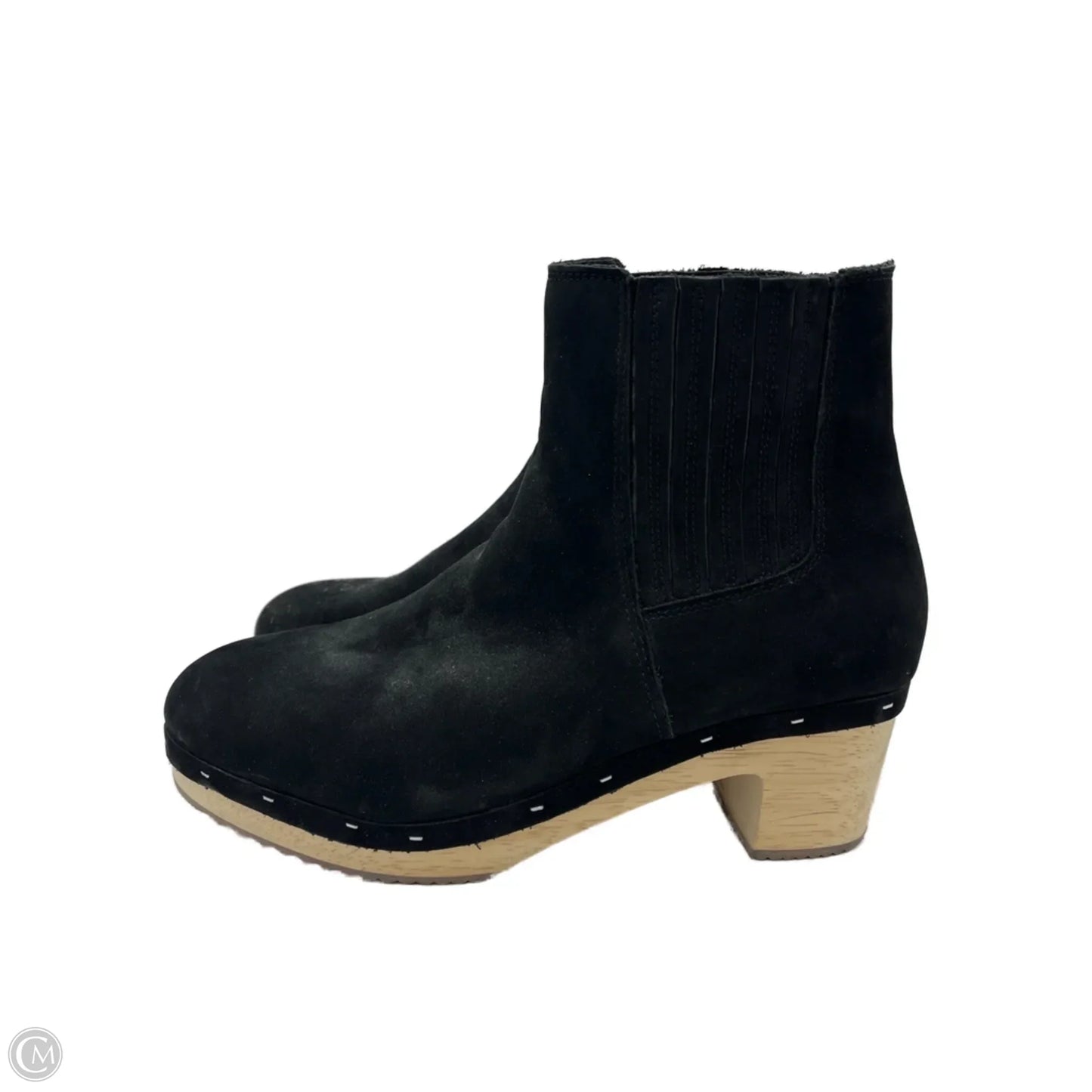 New! Boots Ankle Heels By Loft In Black, Size: 10
