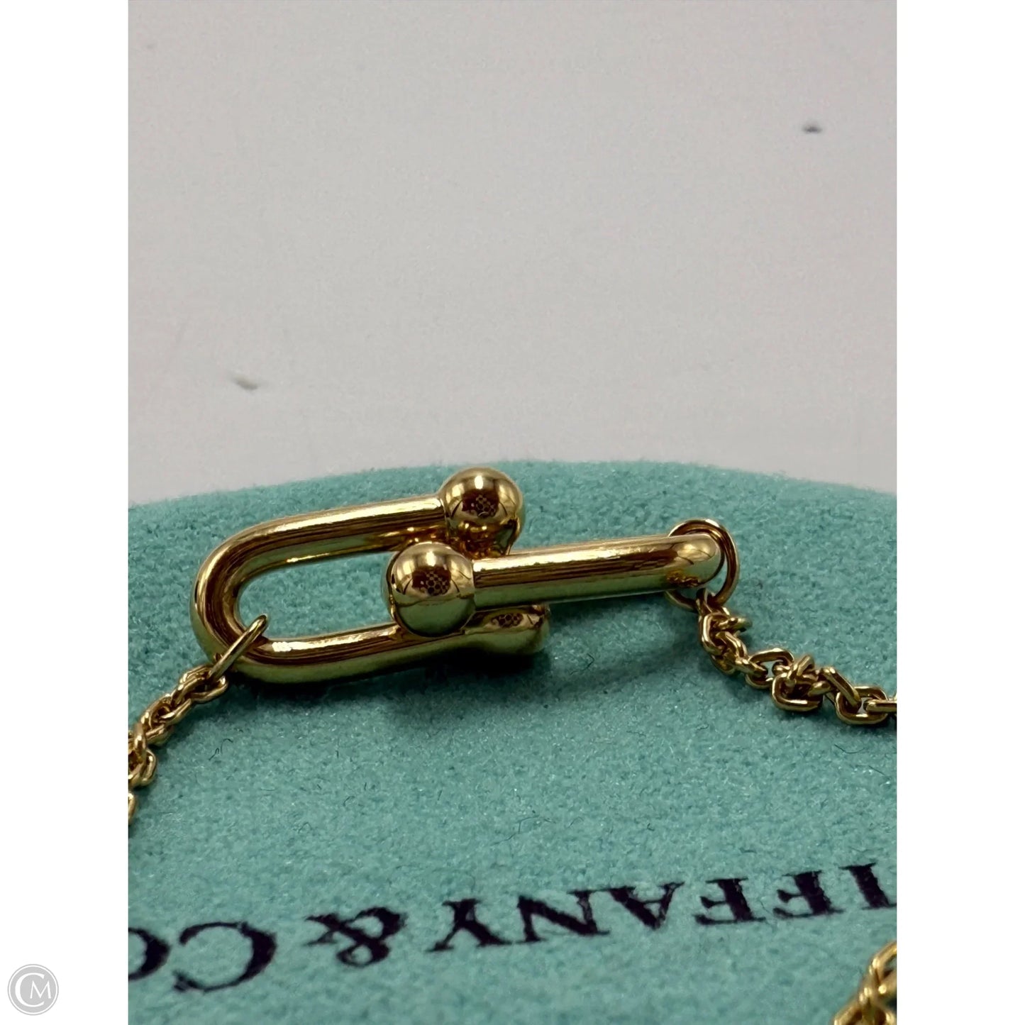 Tiffany & Company 18K Hardware Double Link Bracelet, SIZE: 6”