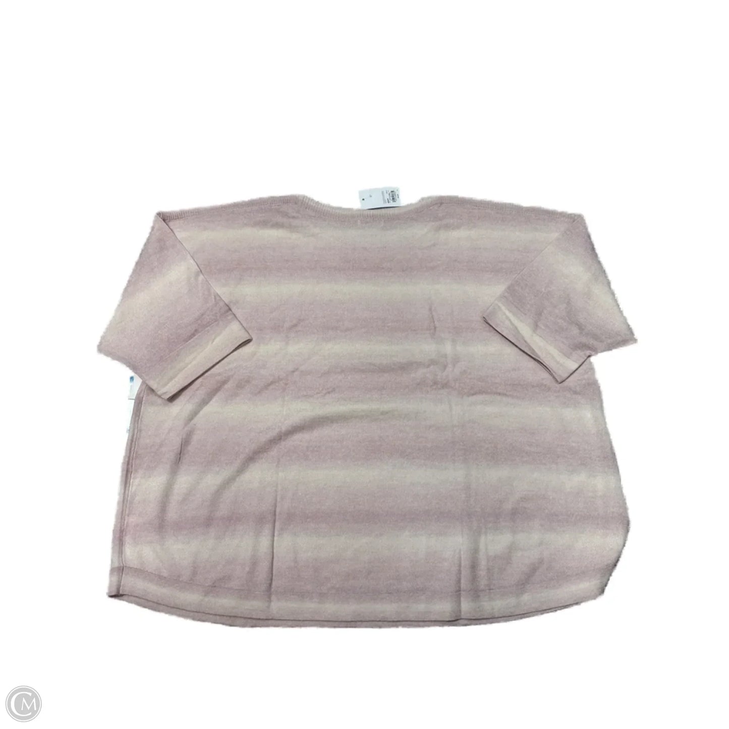 New! Top Short Sleeve By Croft And Barrow In Pink, Size: 4x