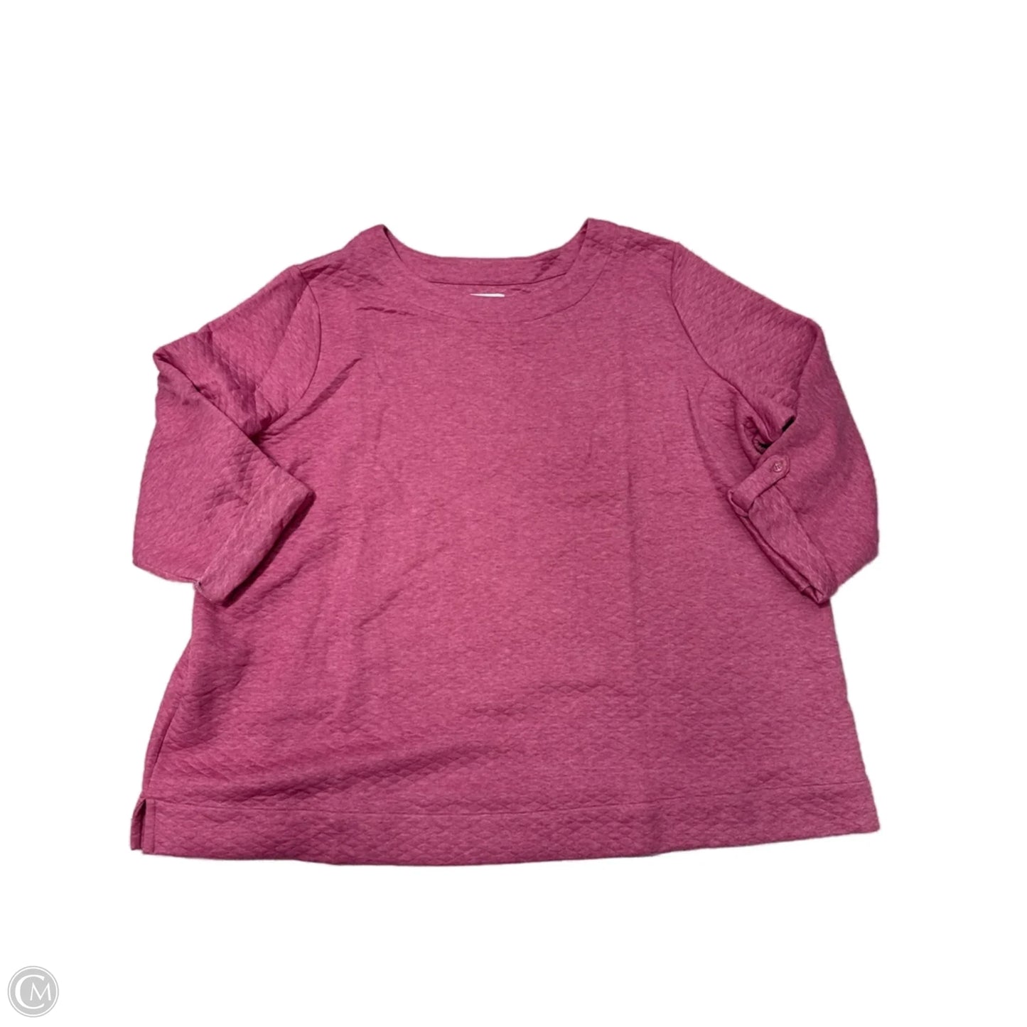 New! Sweater By Croft And Barrow In Pink, Size: 4x