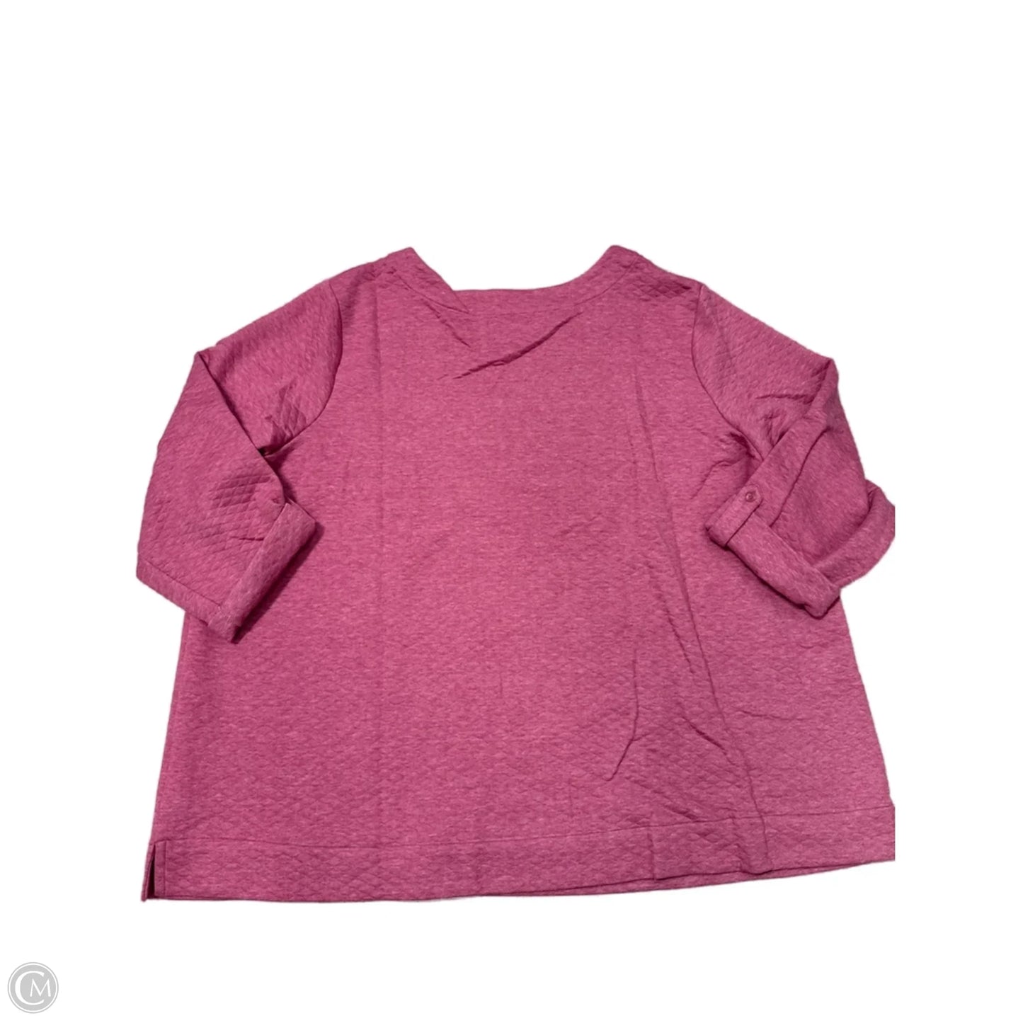 New! Sweater By Croft And Barrow In Pink, Size: 4x