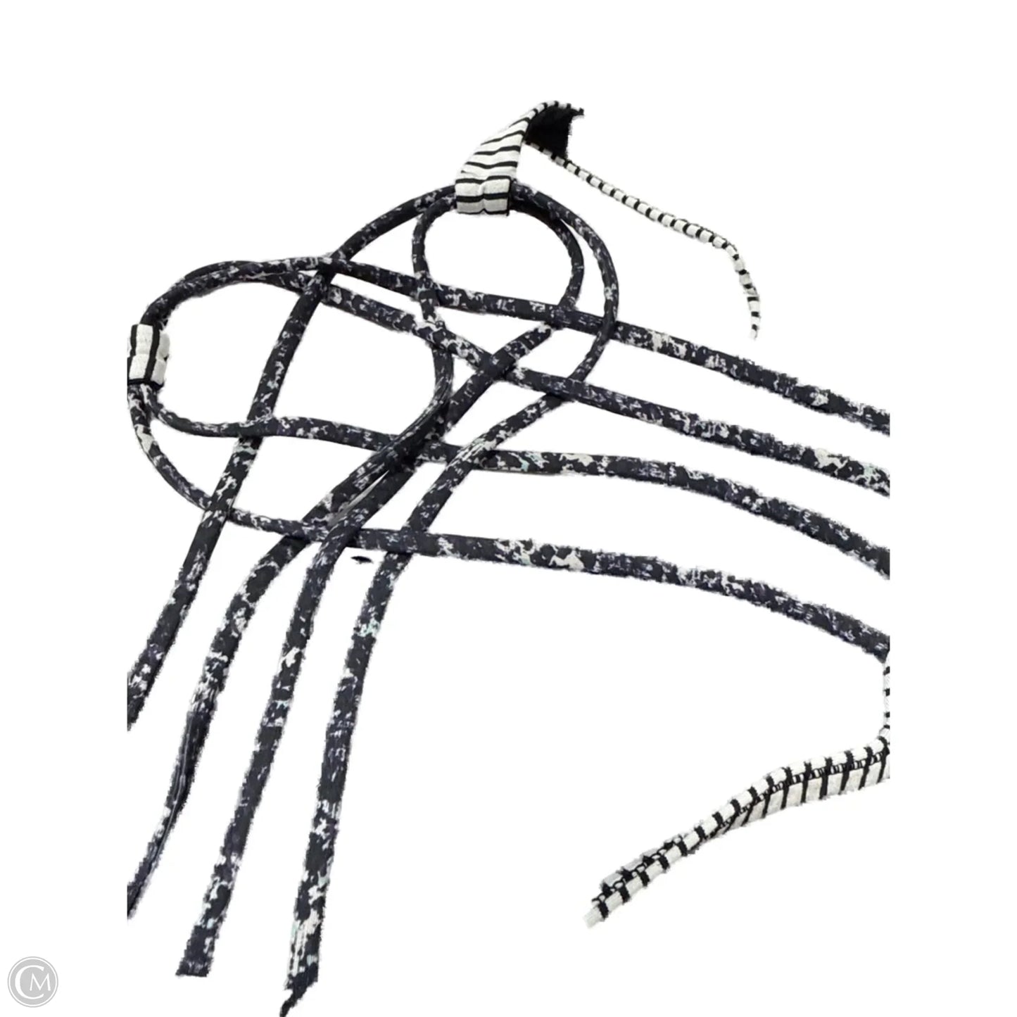 Athletic Bra By Lululemon In Striped Pattern, Size: 8