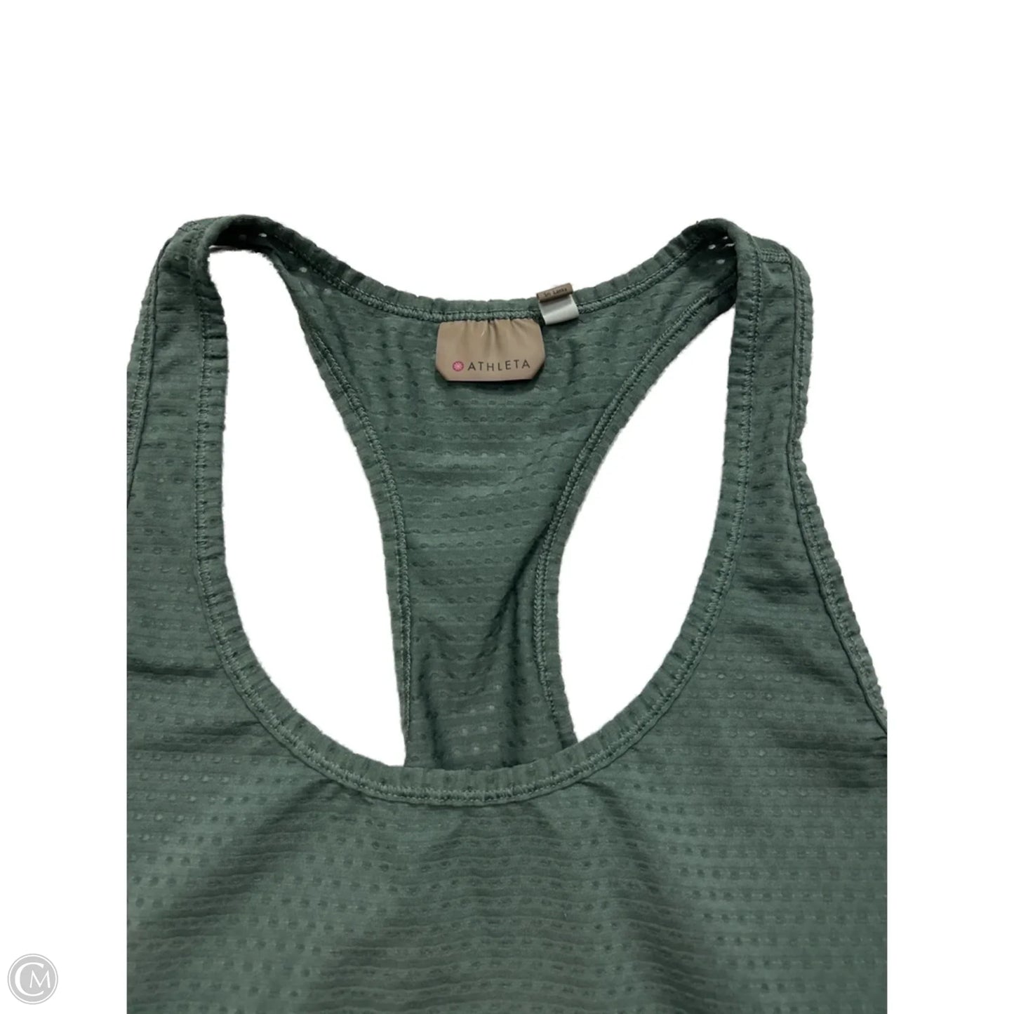 Athletic Tank Top By Athleta In Green, Size: M