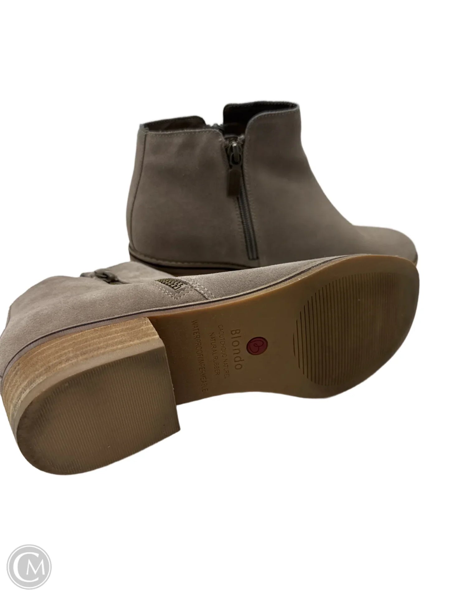 Boots Ankle Heels By Blondo In Beige, Size: 9