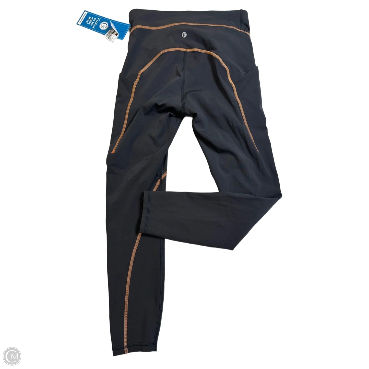 Athletic Leggings By Lululemon In Grey, Size: M