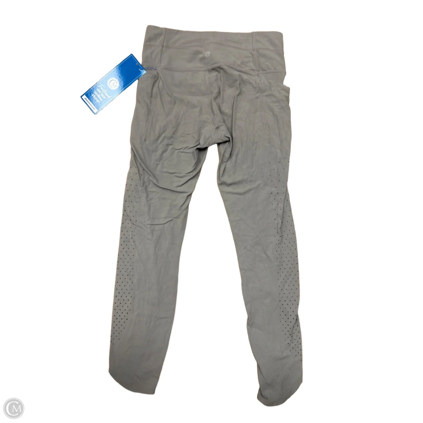 Athletic Leggings By Athleta In Grey, Size: S