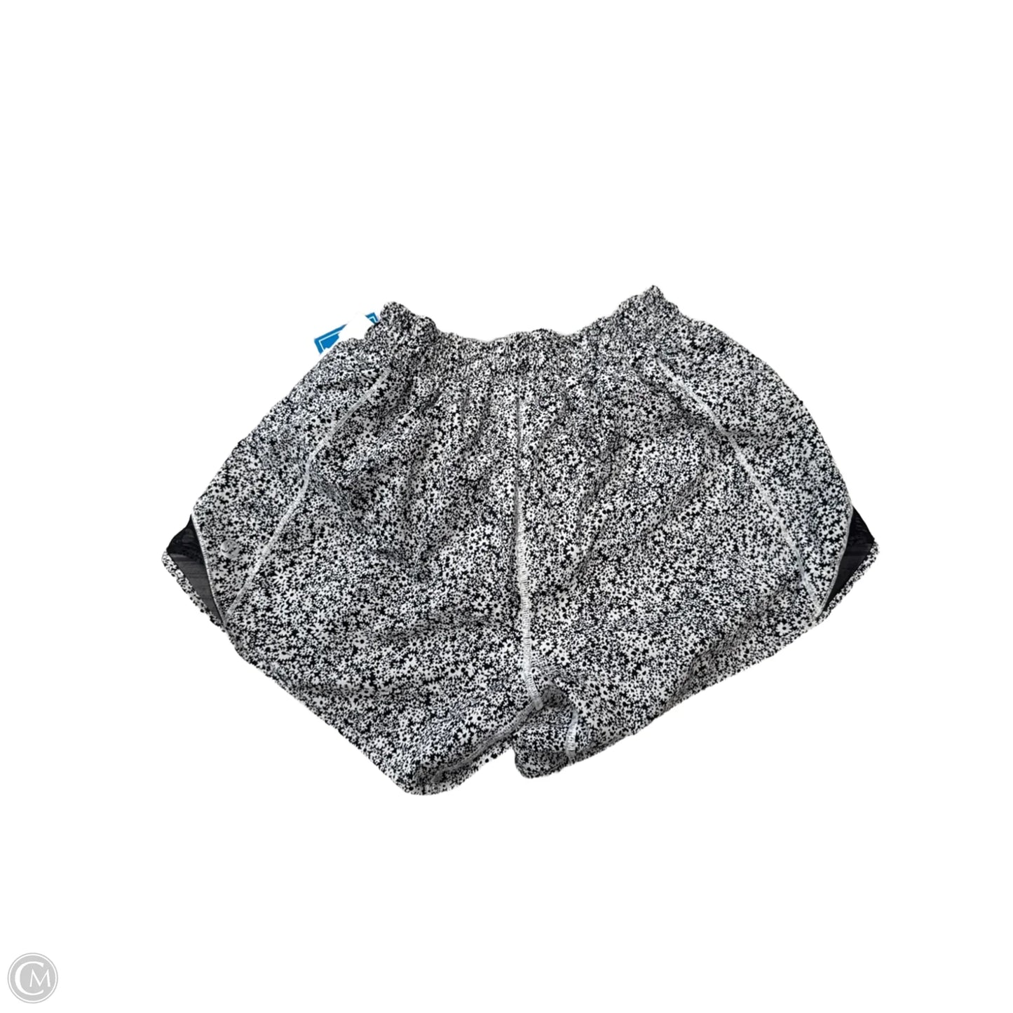 Athletic Shorts By Lululemon In Black & White, Size: S