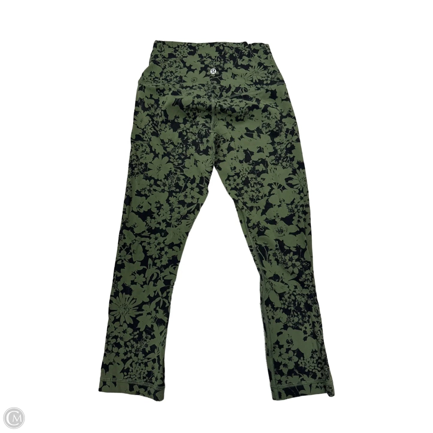 Athletic Leggings By Lululemon In Green, Size: S