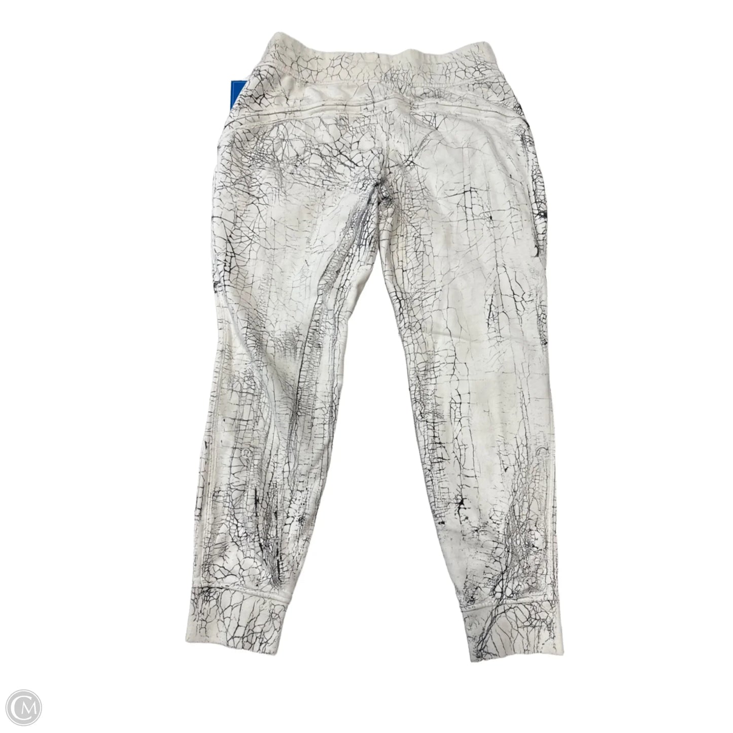 Athletic Pants By Lululemon In White, Size: M/10