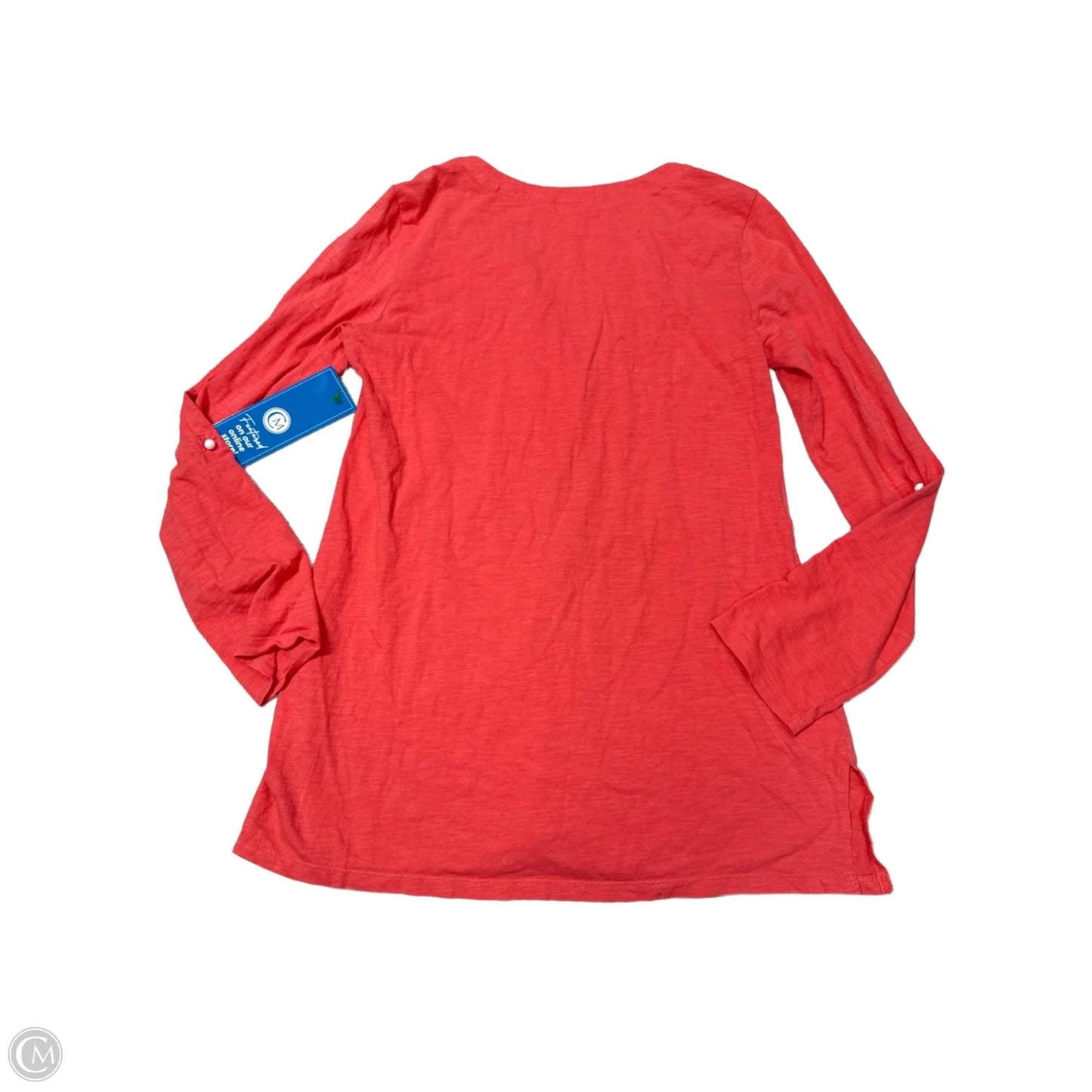 Top Long Sleeve Designer By Lilly Pulitzer In Pink, Size: L